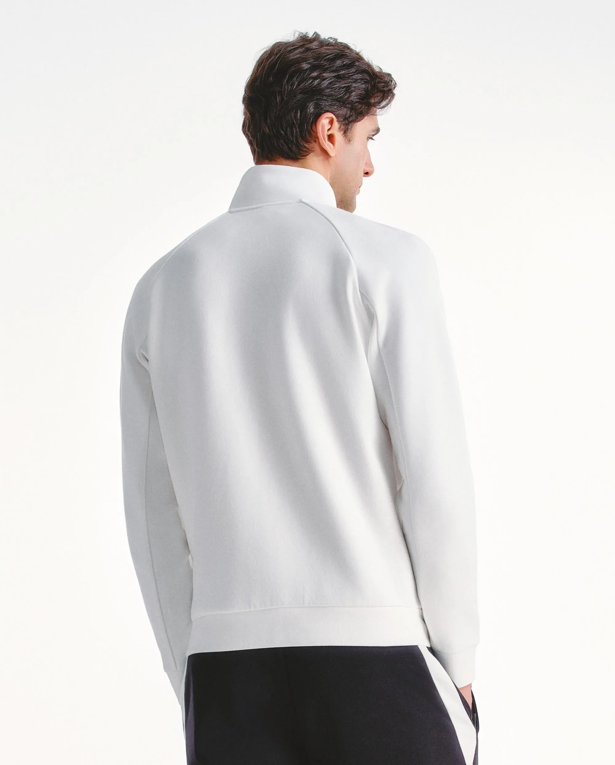 1011473-161 | MEN'S K-SWISS LOGO COLOR BLOCKS JACKET | WHITE