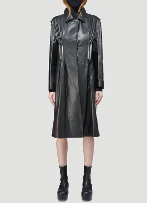 1017 ALYX 9SM Logo Plaque Leather Coat