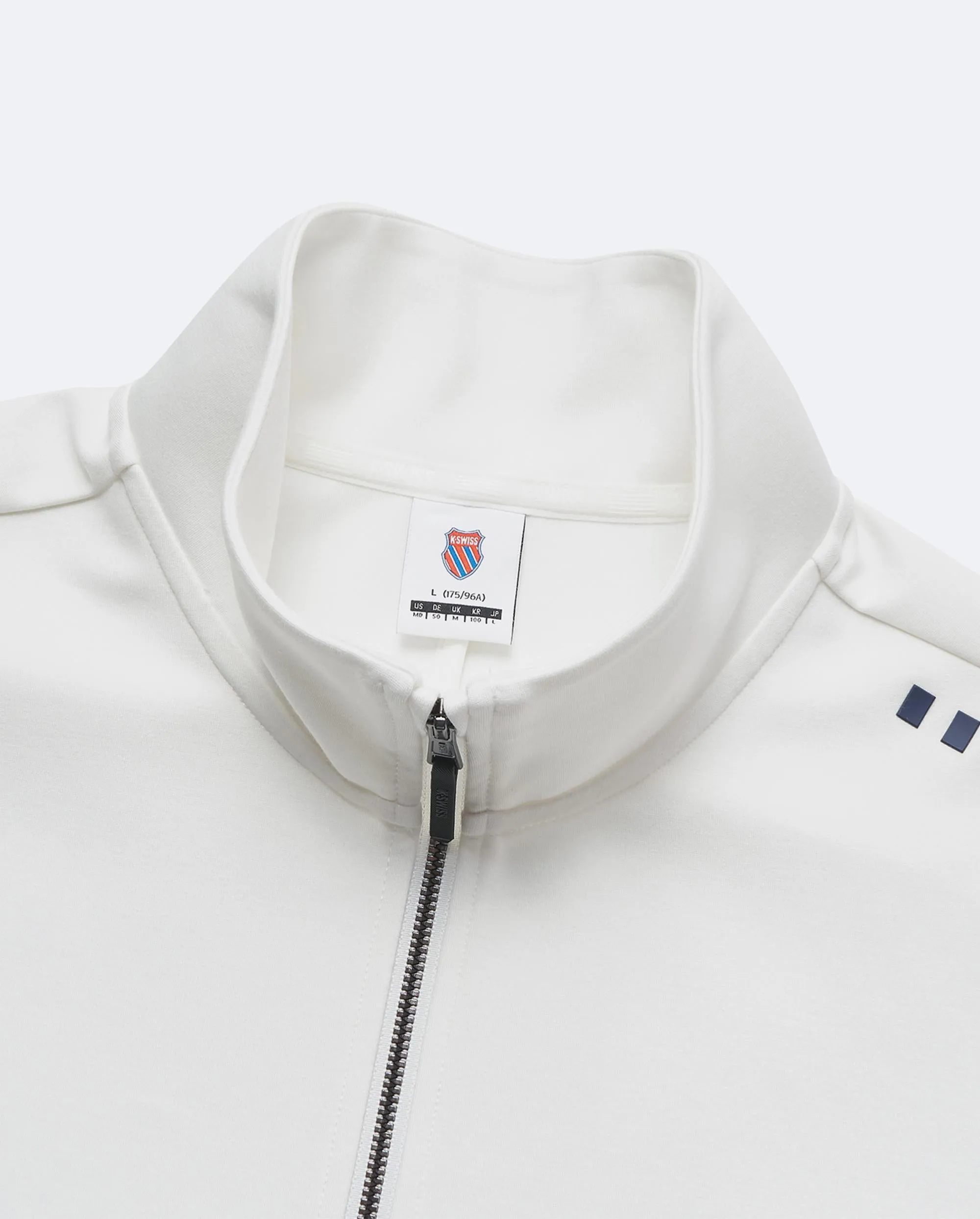 109850-115 | MEN'S STAND COLLAR ZIPPED JACKET | WHITE/SPECIAL