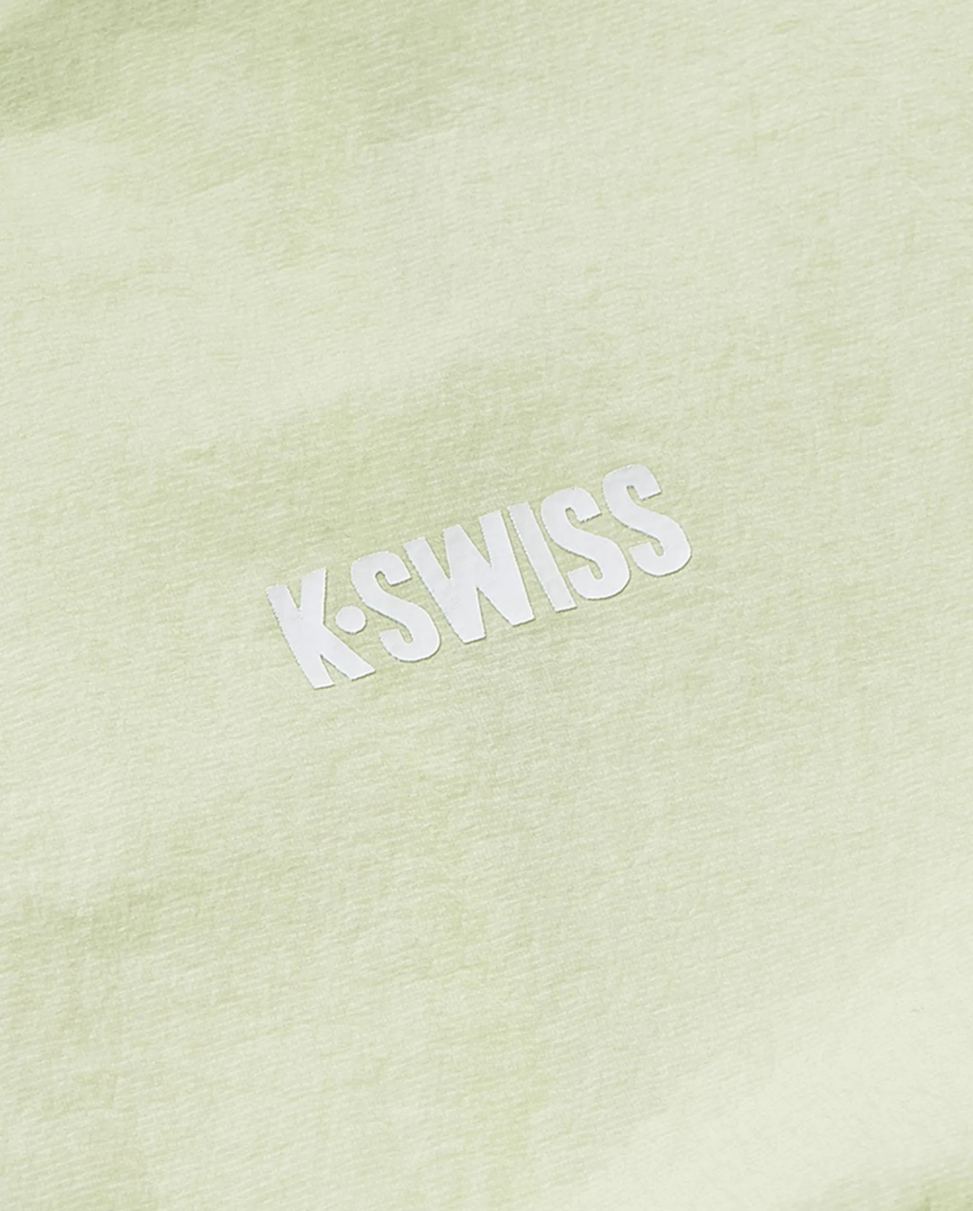 1910051-311 | WOMEN'S K-SWISS LOGO FLORAL HEM HOODED JACKET | LICHEN/MISTY JADE