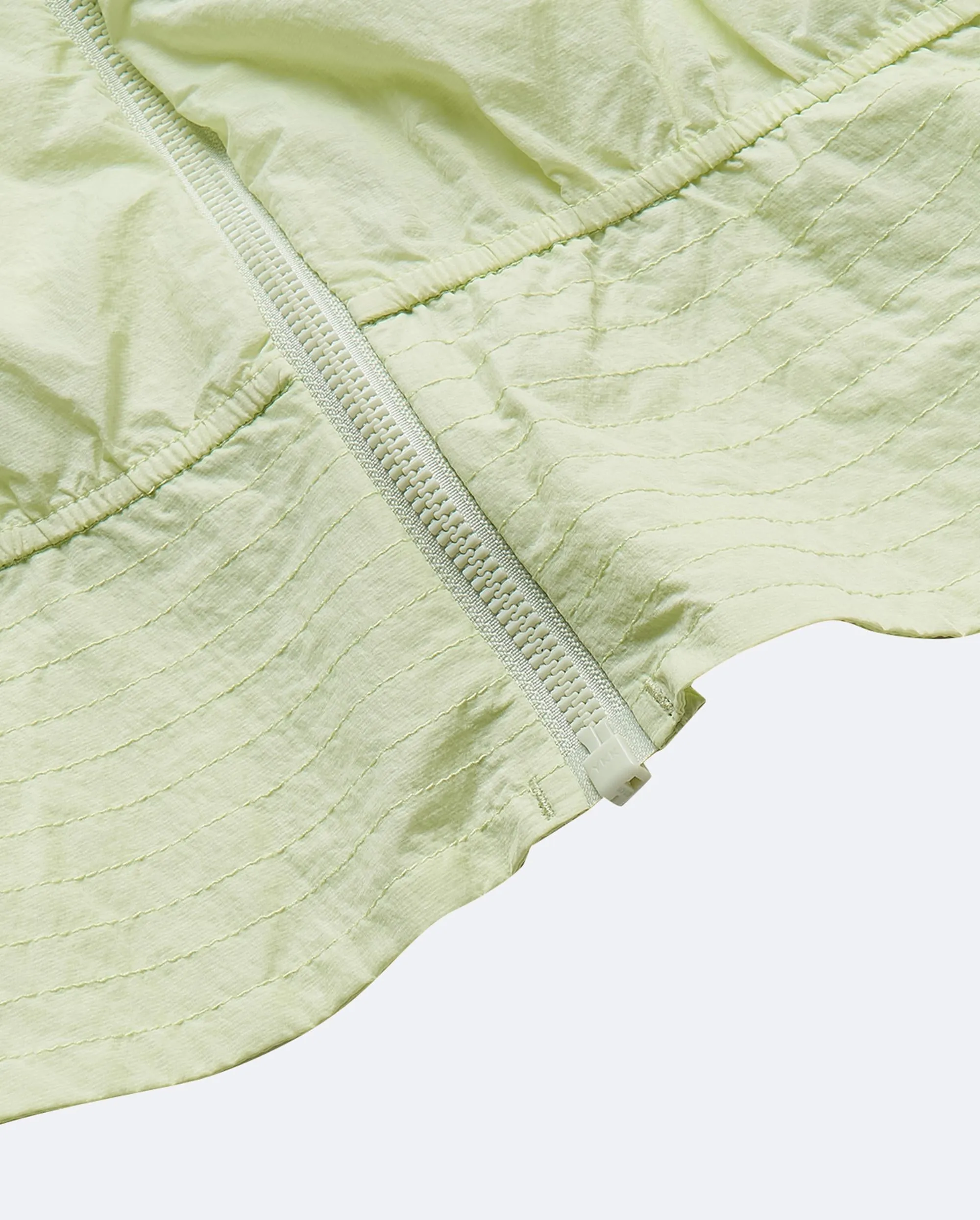 1910051-311 | WOMEN'S K-SWISS LOGO FLORAL HEM HOODED JACKET | LICHEN/MISTY JADE