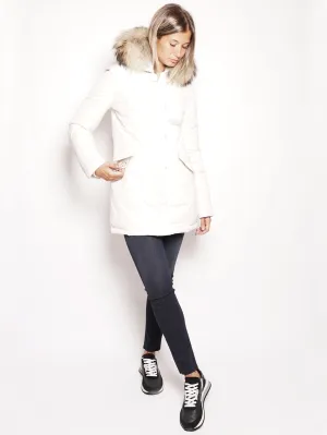 Arctic Parka in White Shape Memory