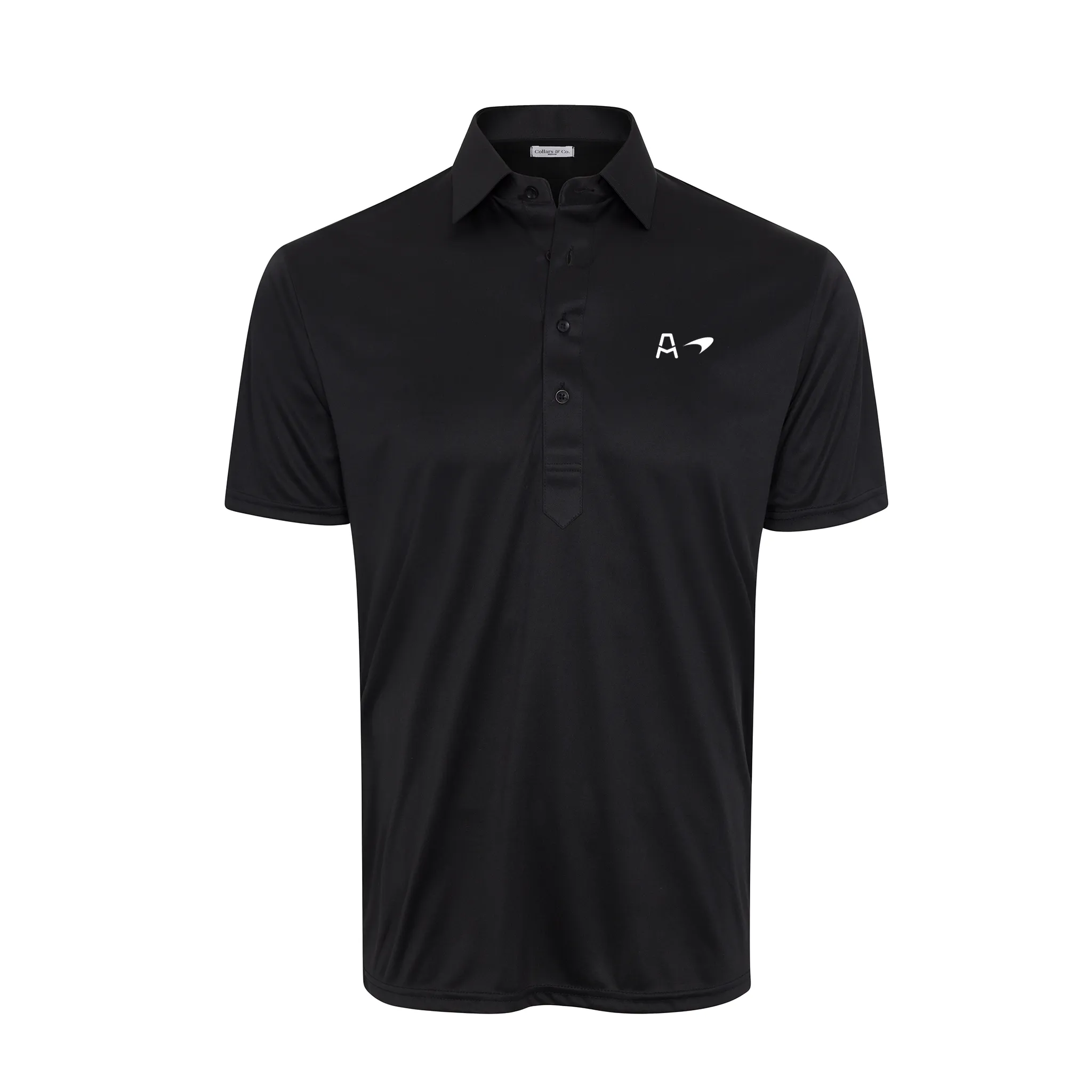 Arrow McLaren Semi-Spread Collar Polo Black