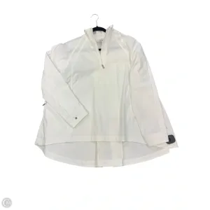 Athletic Jacket By Athleta In White, Size: S