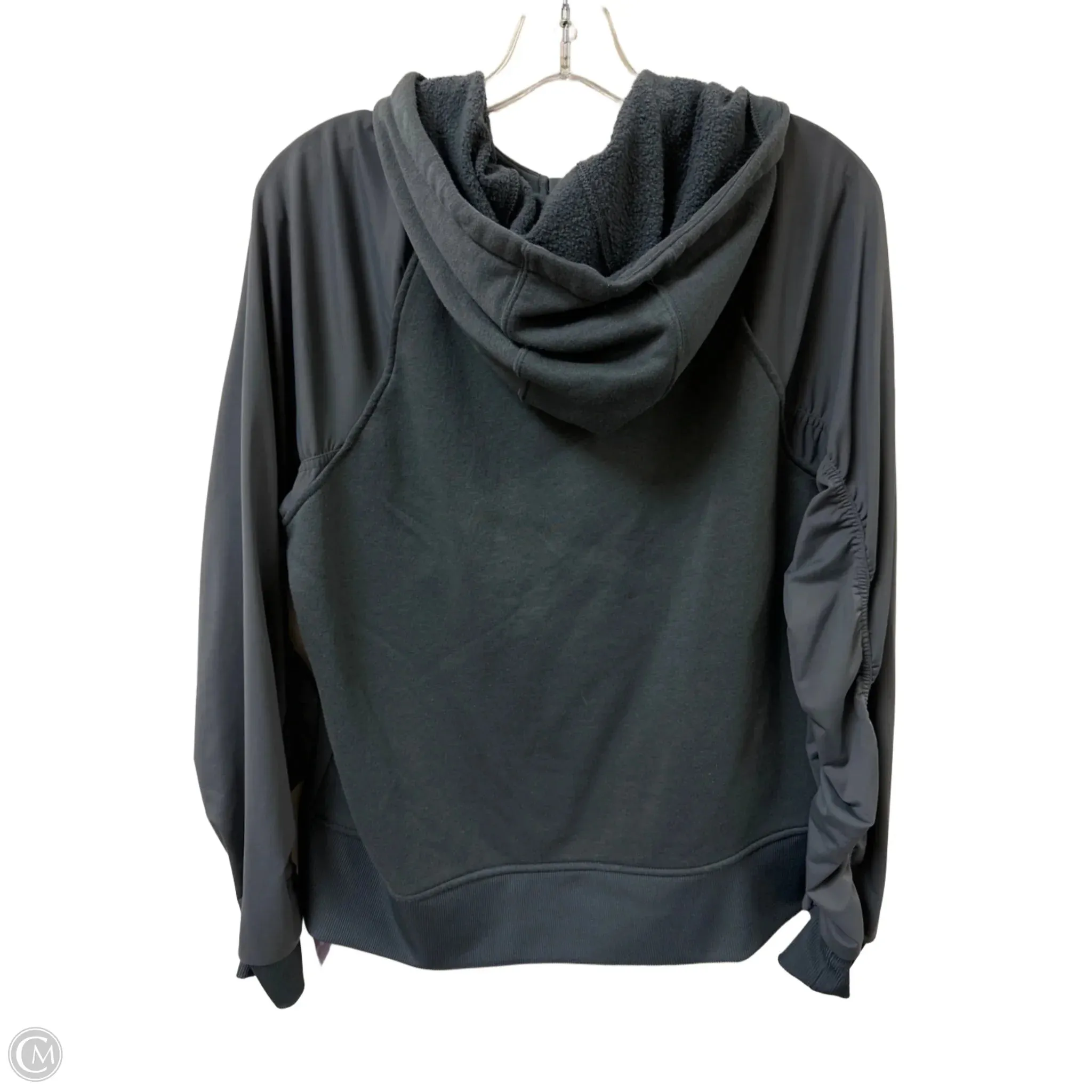 Athletic Jacket By Clothes Mentor In Grey, Size: L