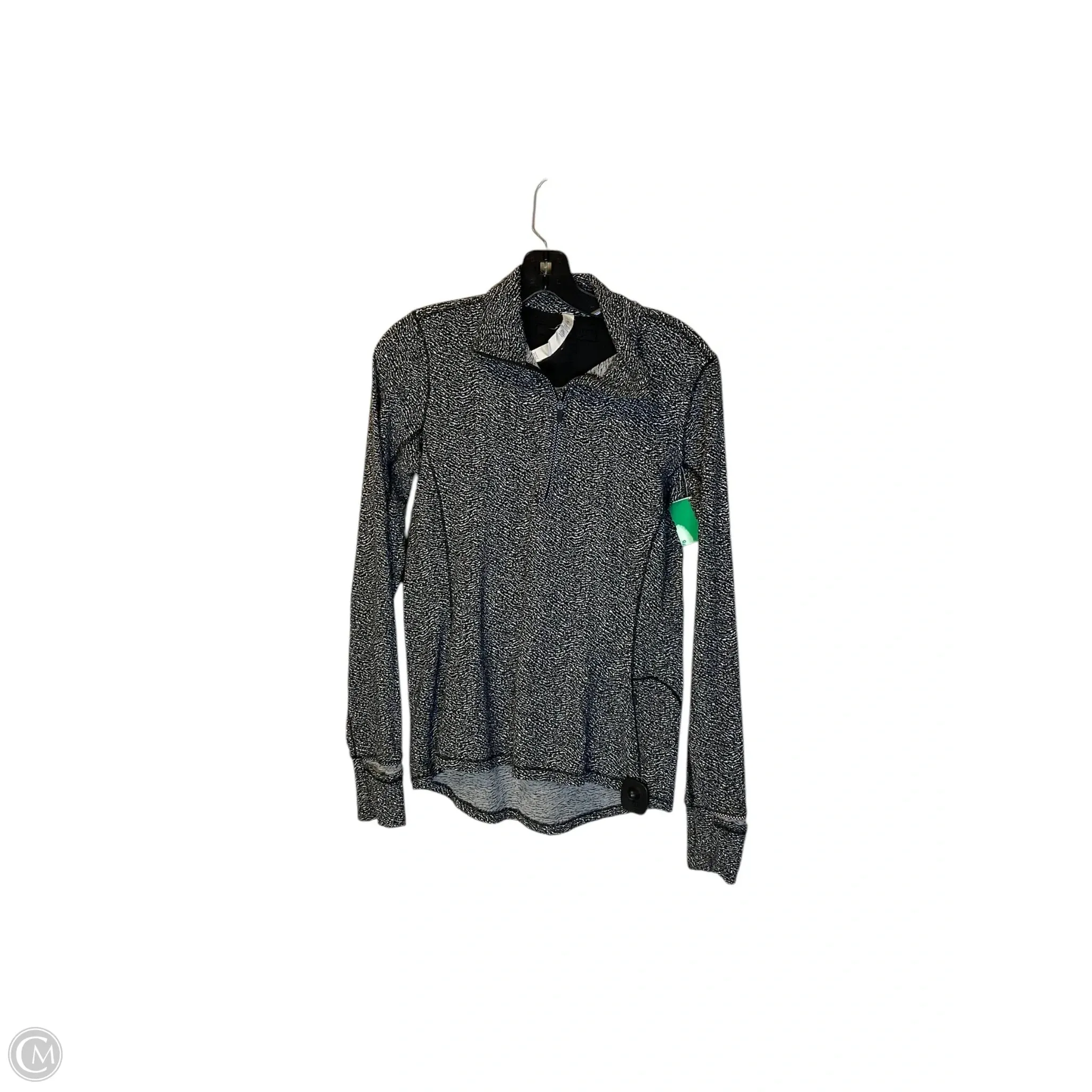 Athletic Jacket By Lululemon In Black, Size: 6