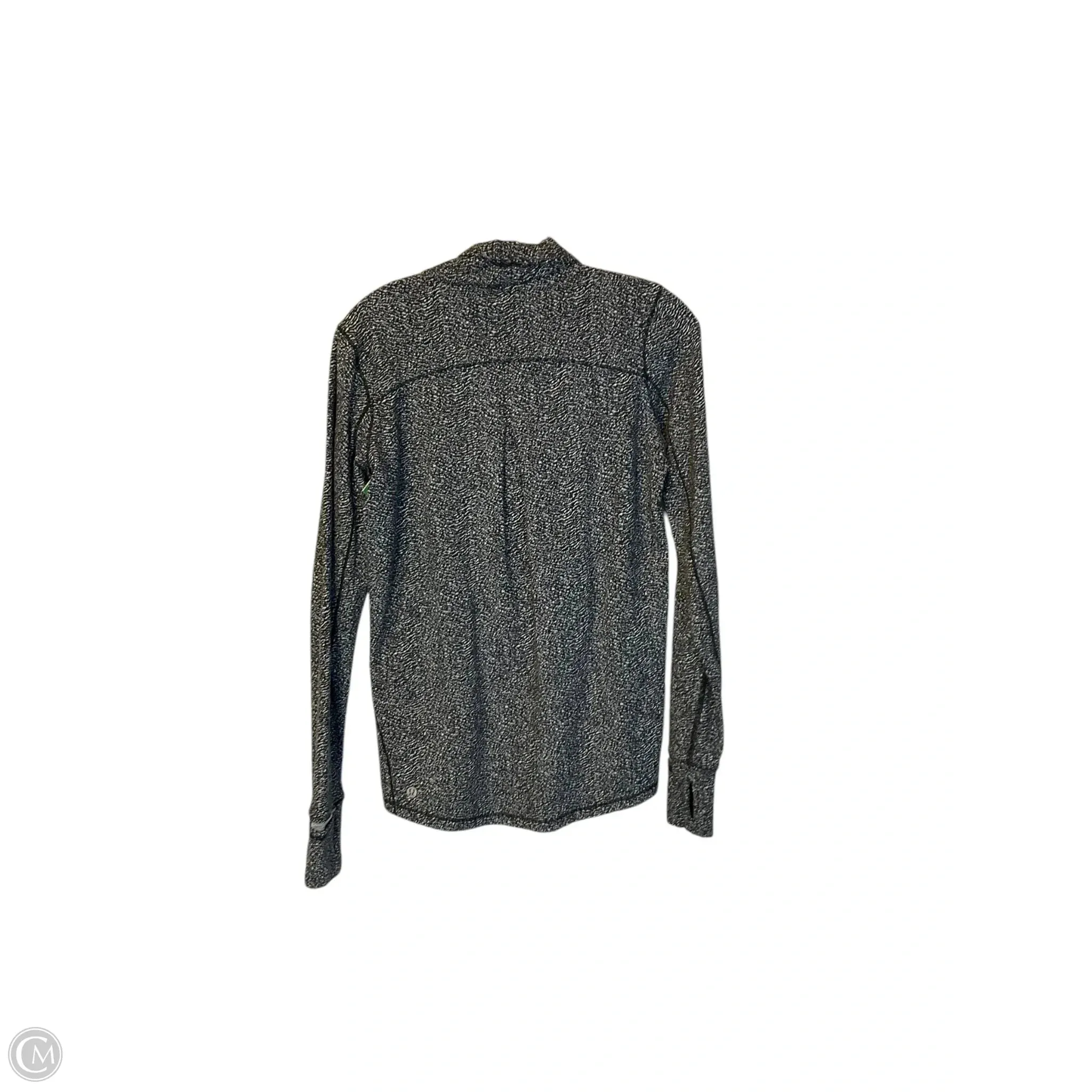 Athletic Jacket By Lululemon In Black, Size: 6