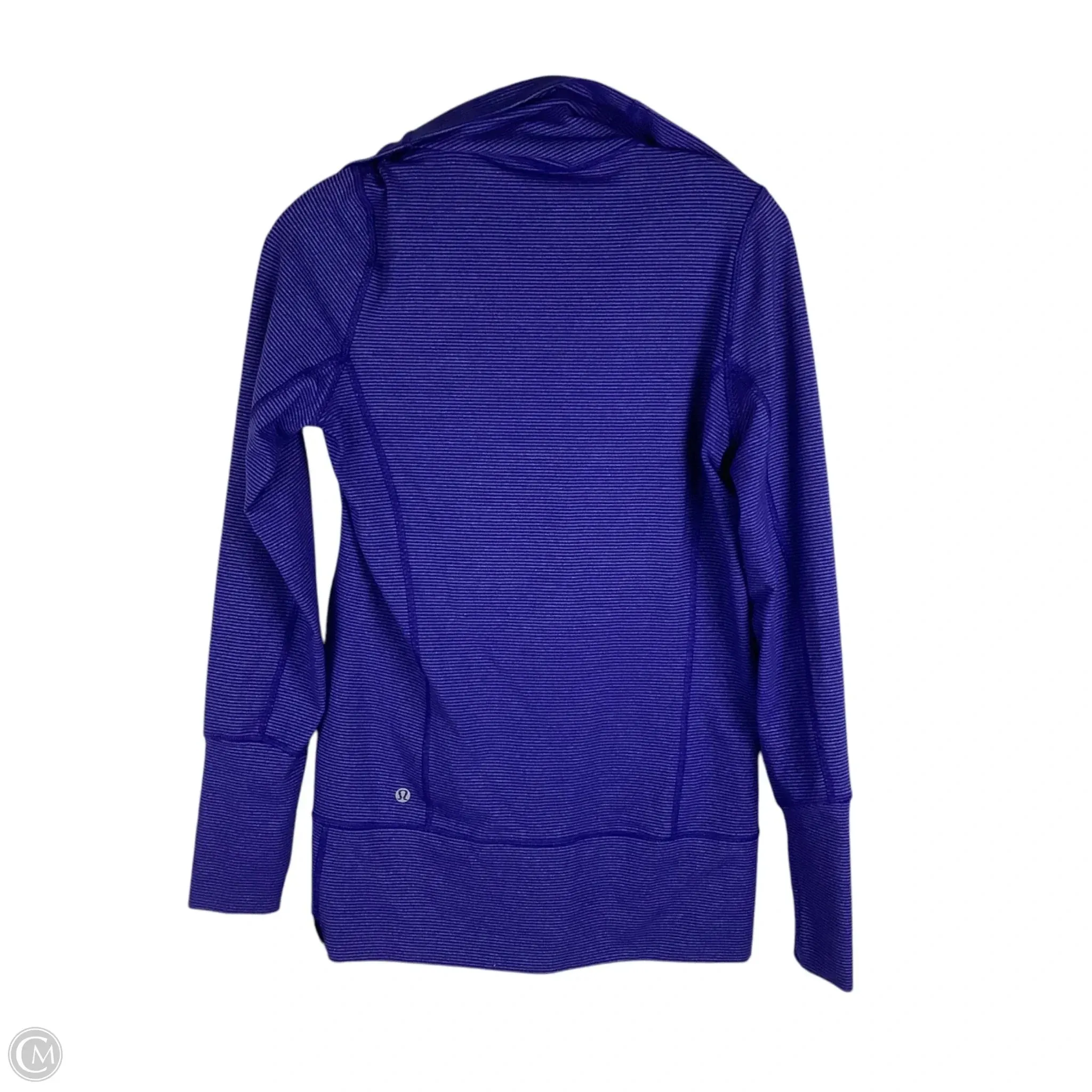 Athletic Jacket By Lululemon In Blue, Size: 6