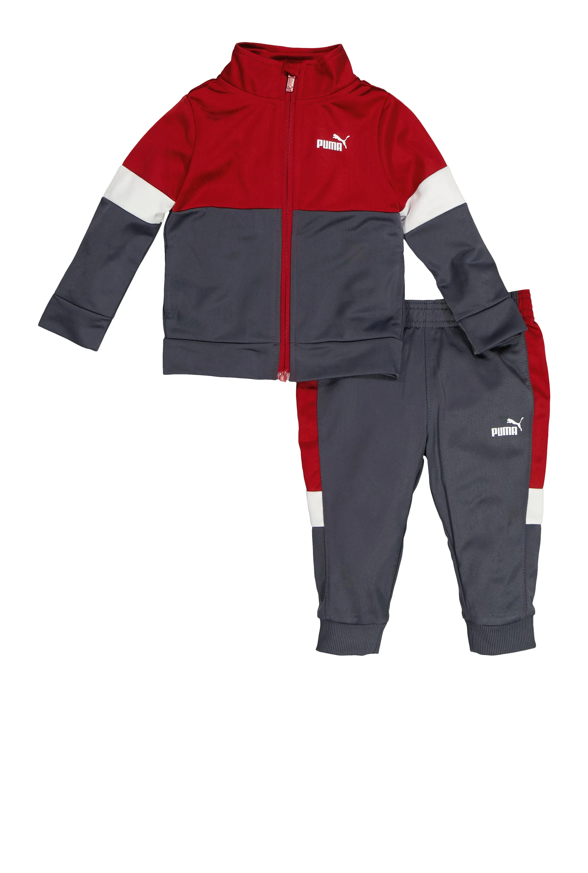 Baby Boys 12-24M Puma Logo Color Block Track Jacket and Joggers