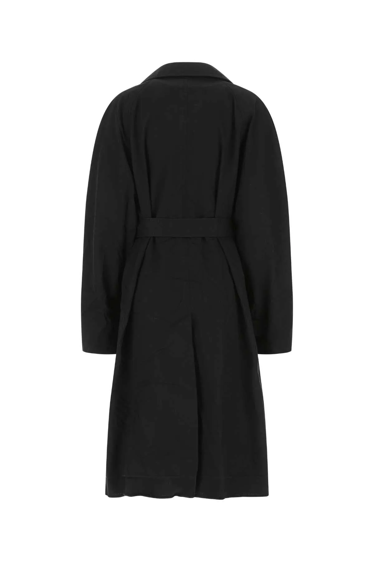 Balenciaga Belted Long-Sleeved Coat