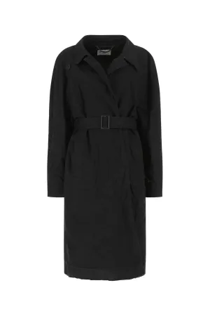 Balenciaga Belted Long-Sleeved Coat