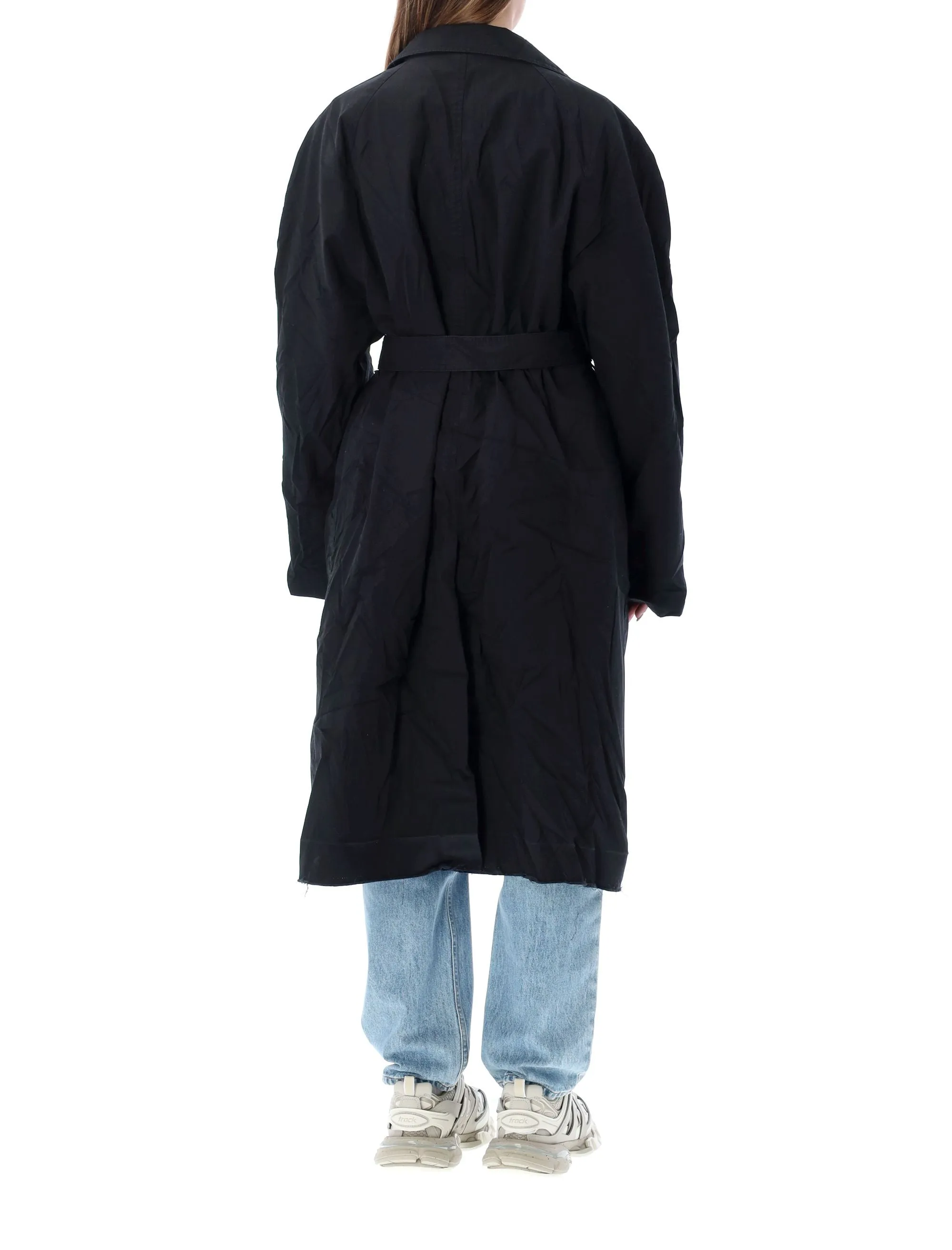 Balenciaga Belted Long-Sleeved Coat