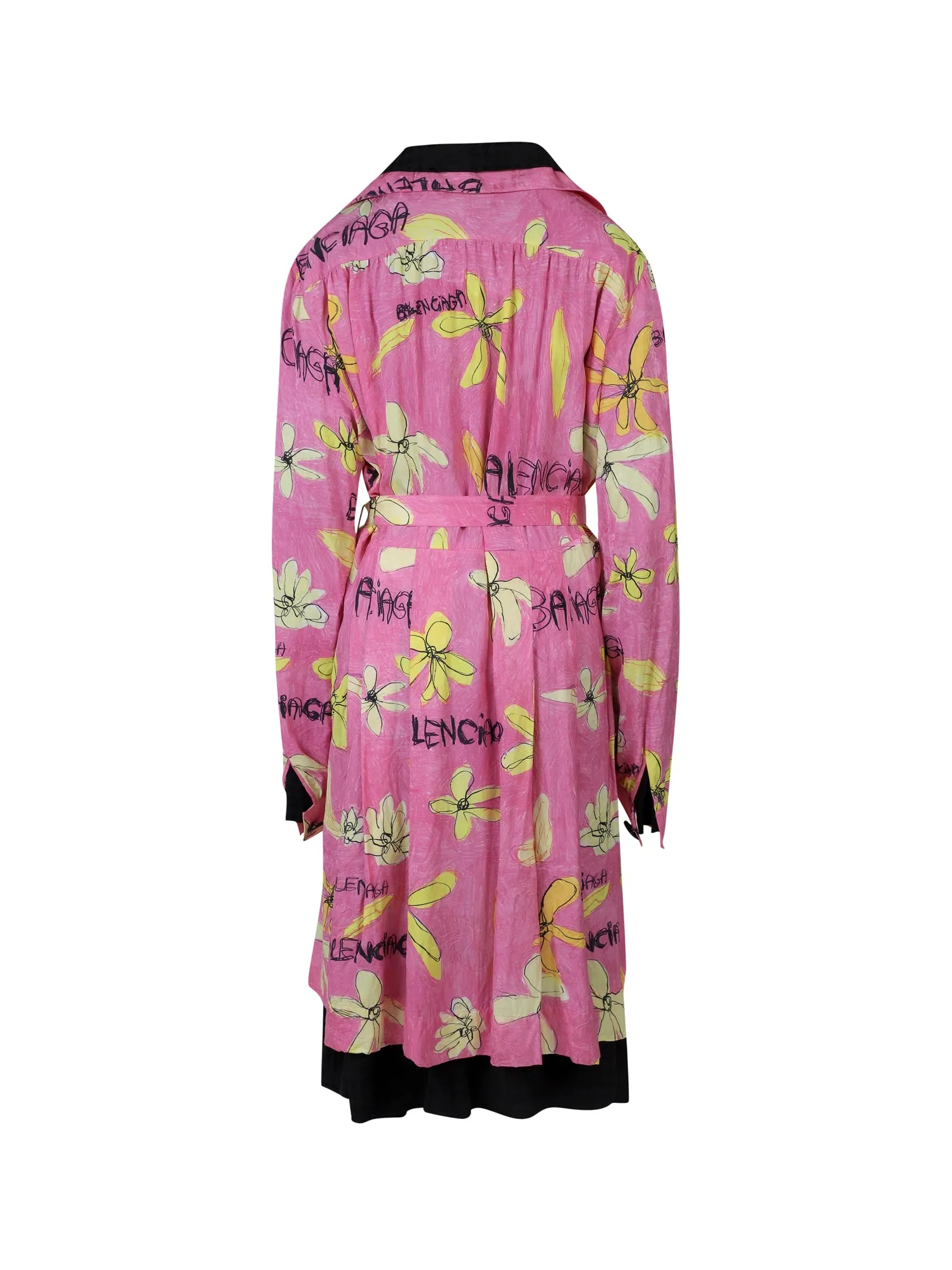 Balenciaga Daisies Reversible Coat Dress