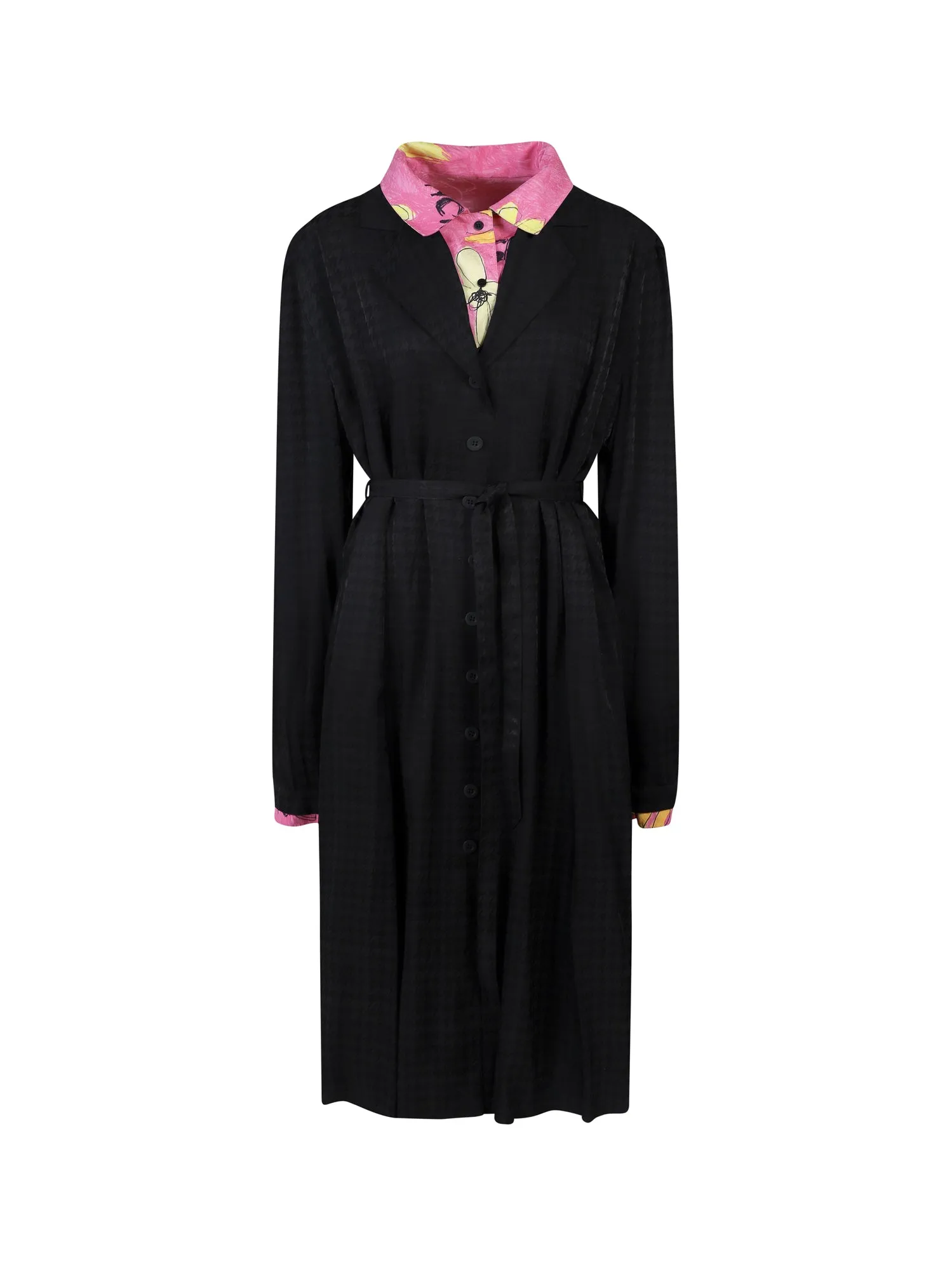 Balenciaga Daisies Reversible Coat Dress