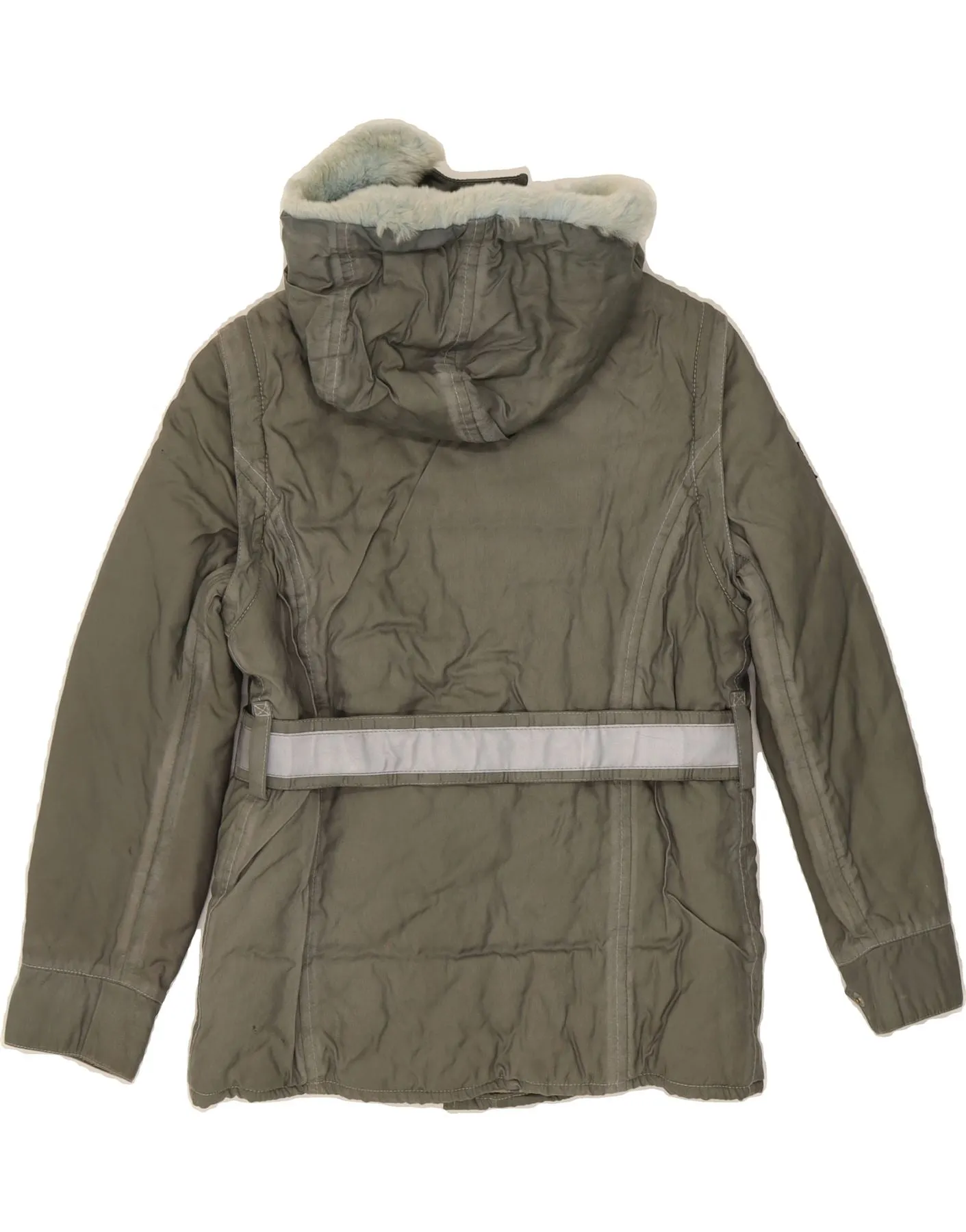 BELSTAFF Boys Hooded Utility Jacket 7-8 Years Green