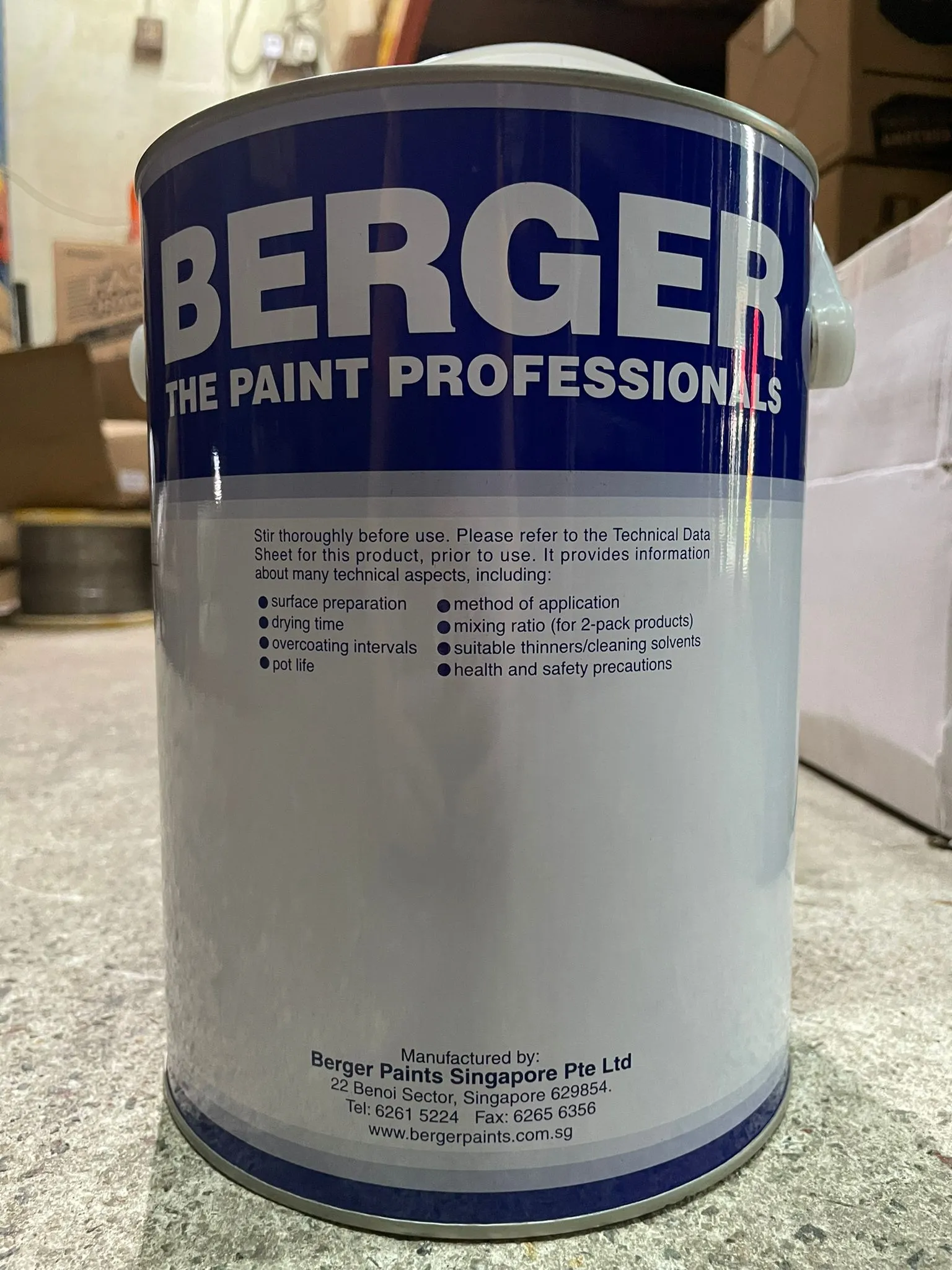 Berger Luxol 1000 Under Coat White 5L  | Model : P-B1000W