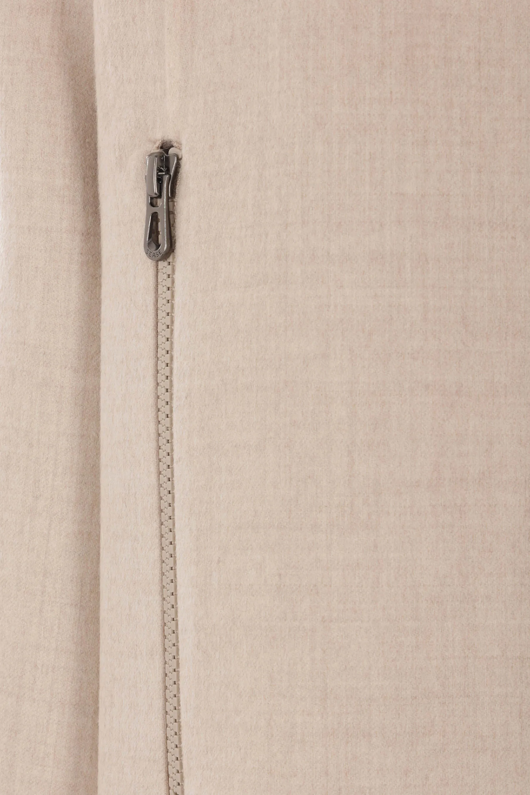 Biker Double full-zip jacket in wool
