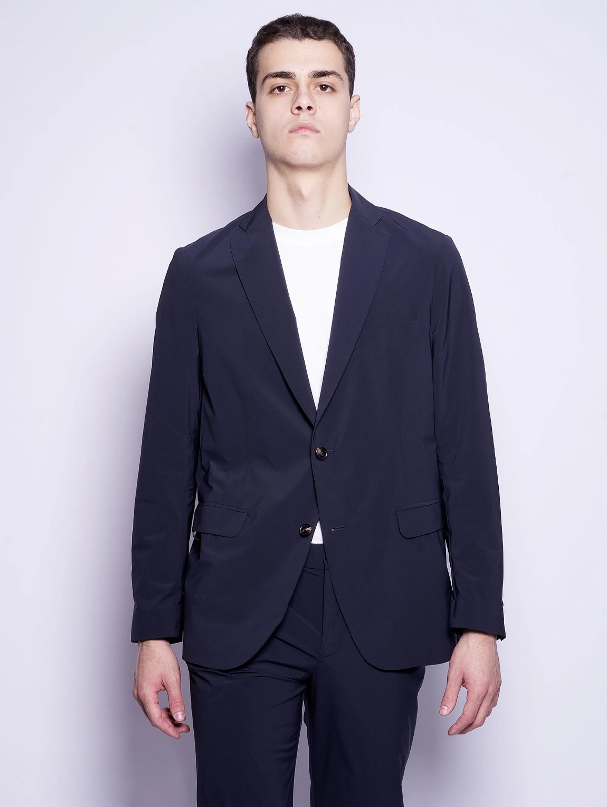 Blazer in Midnight Blue Surflex Stretch Fabric