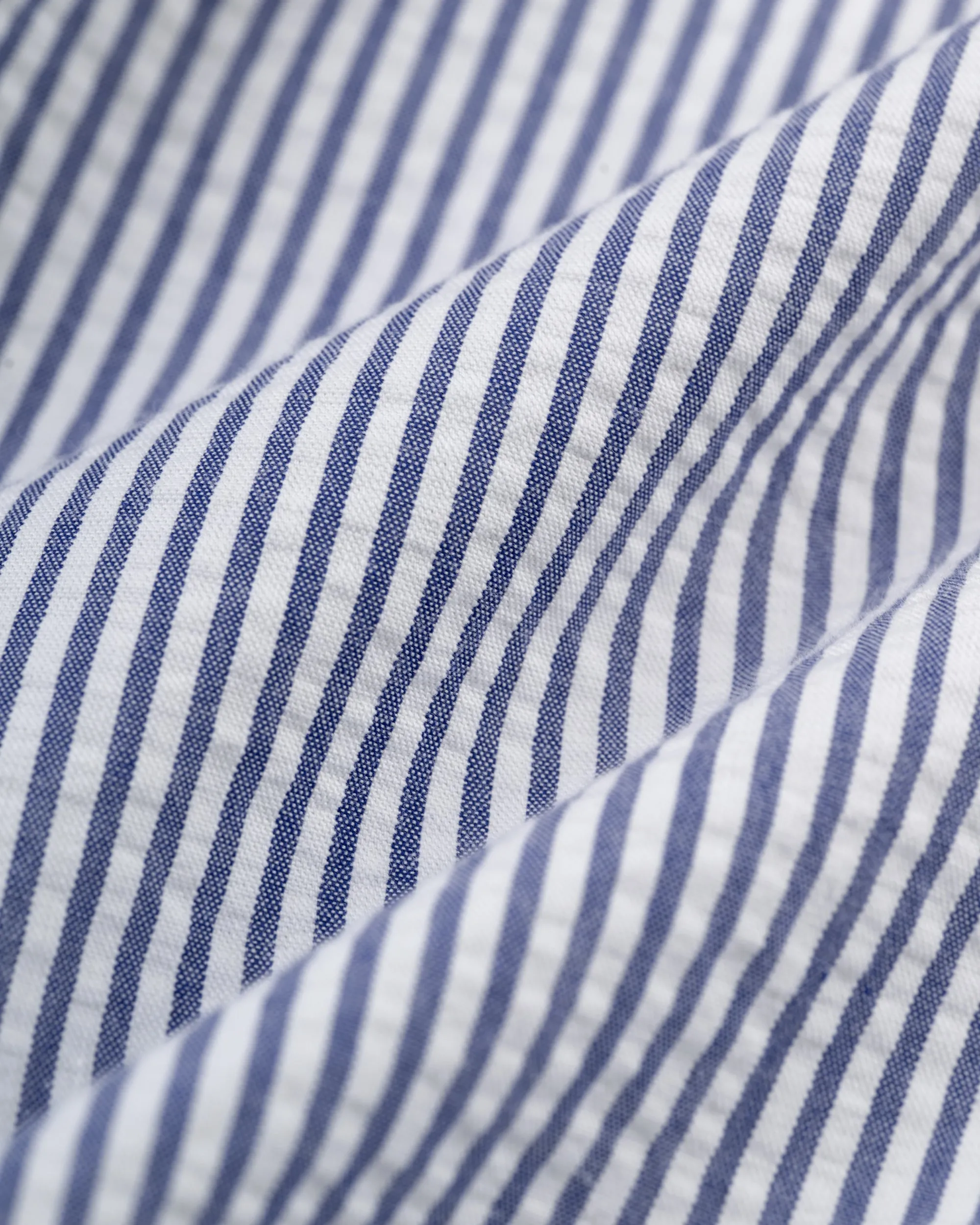 BLUE WHITE COTTON SEERSUCKER SPORT COAT -  MTO