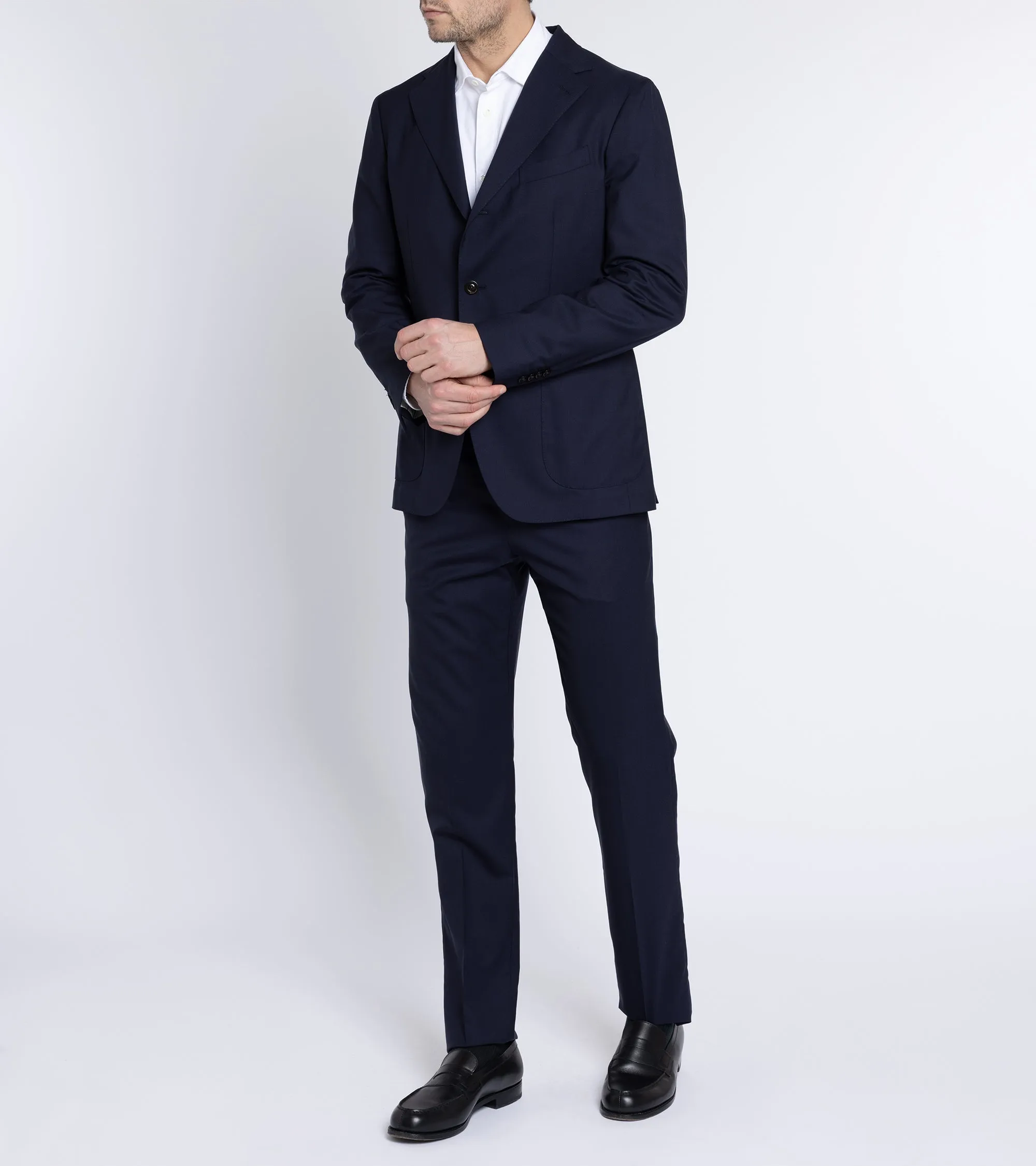 Boglioli for Trunk Tropical Wool Travel K Jacket: Navy