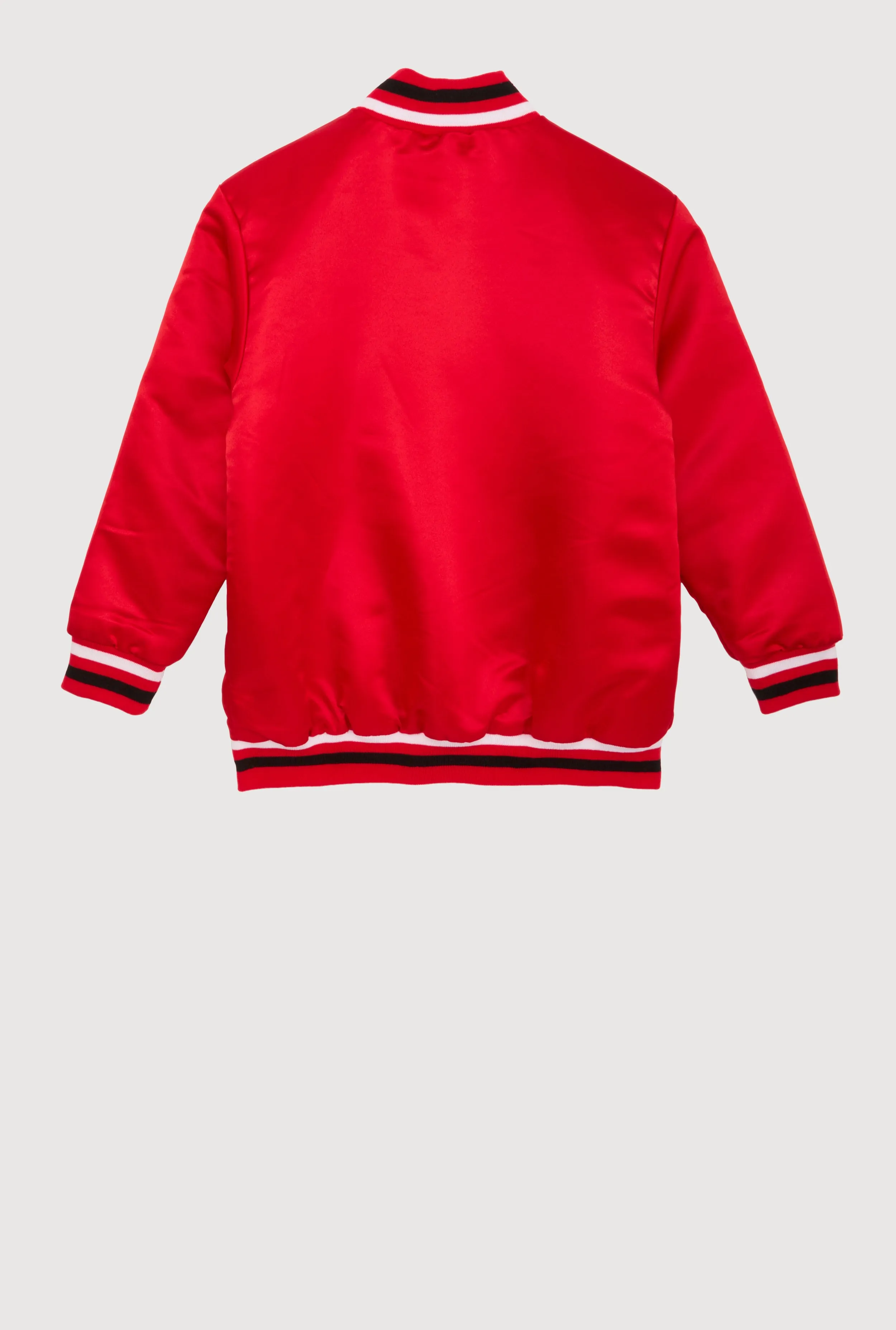 Boys Chenille Patch City Graphic Varsity Jacket