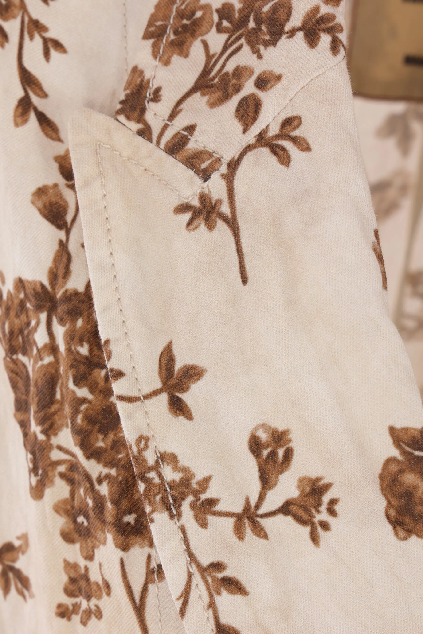 Camelot coat in crinkled cotton