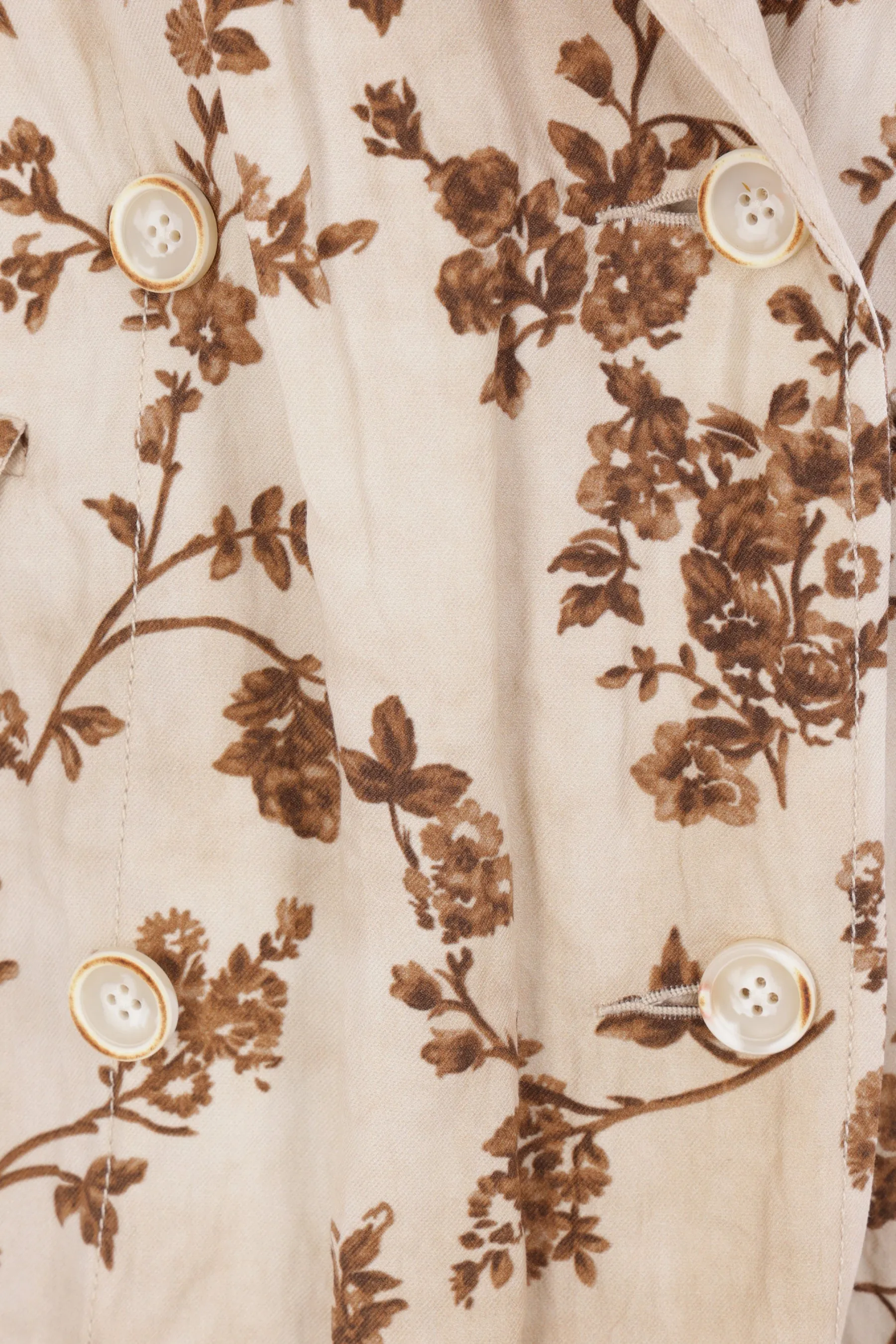 Camelot coat in crinkled cotton