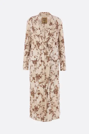 Camelot coat in crinkled cotton