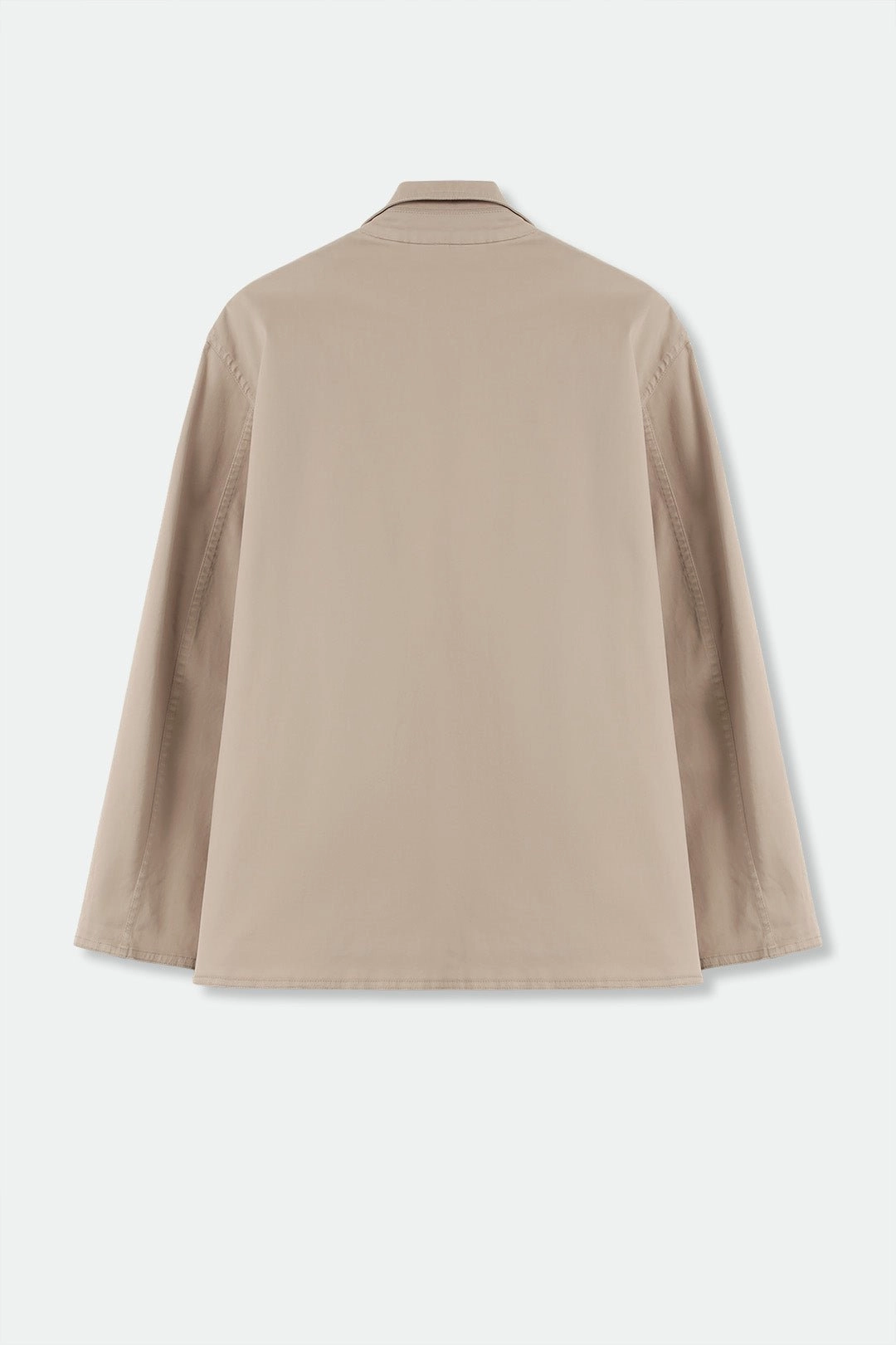 CARA PATCH POCKET JACKET IN ITALIAN BRUSHED COTTON SATEEN