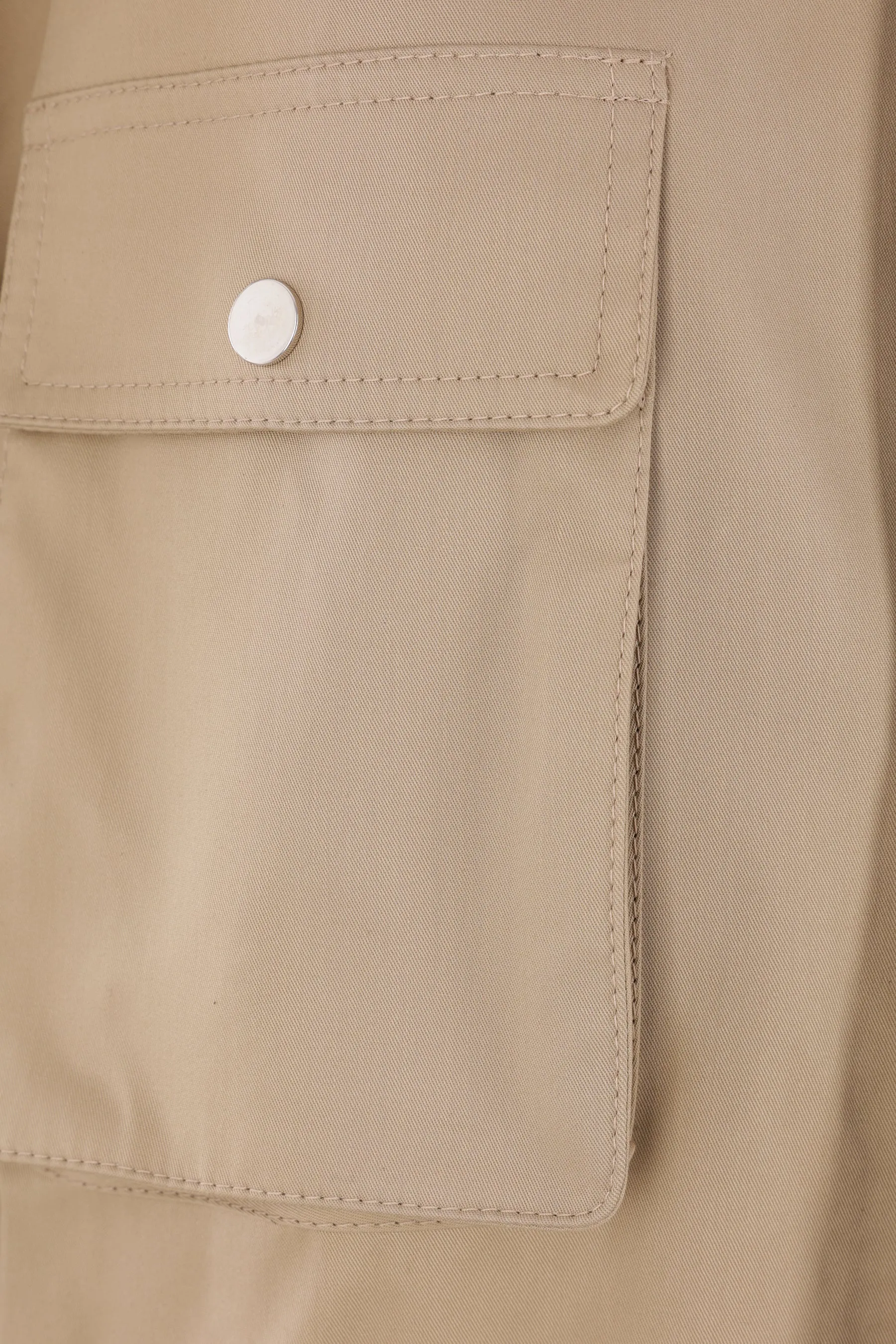 Carico oversize jacket in twill