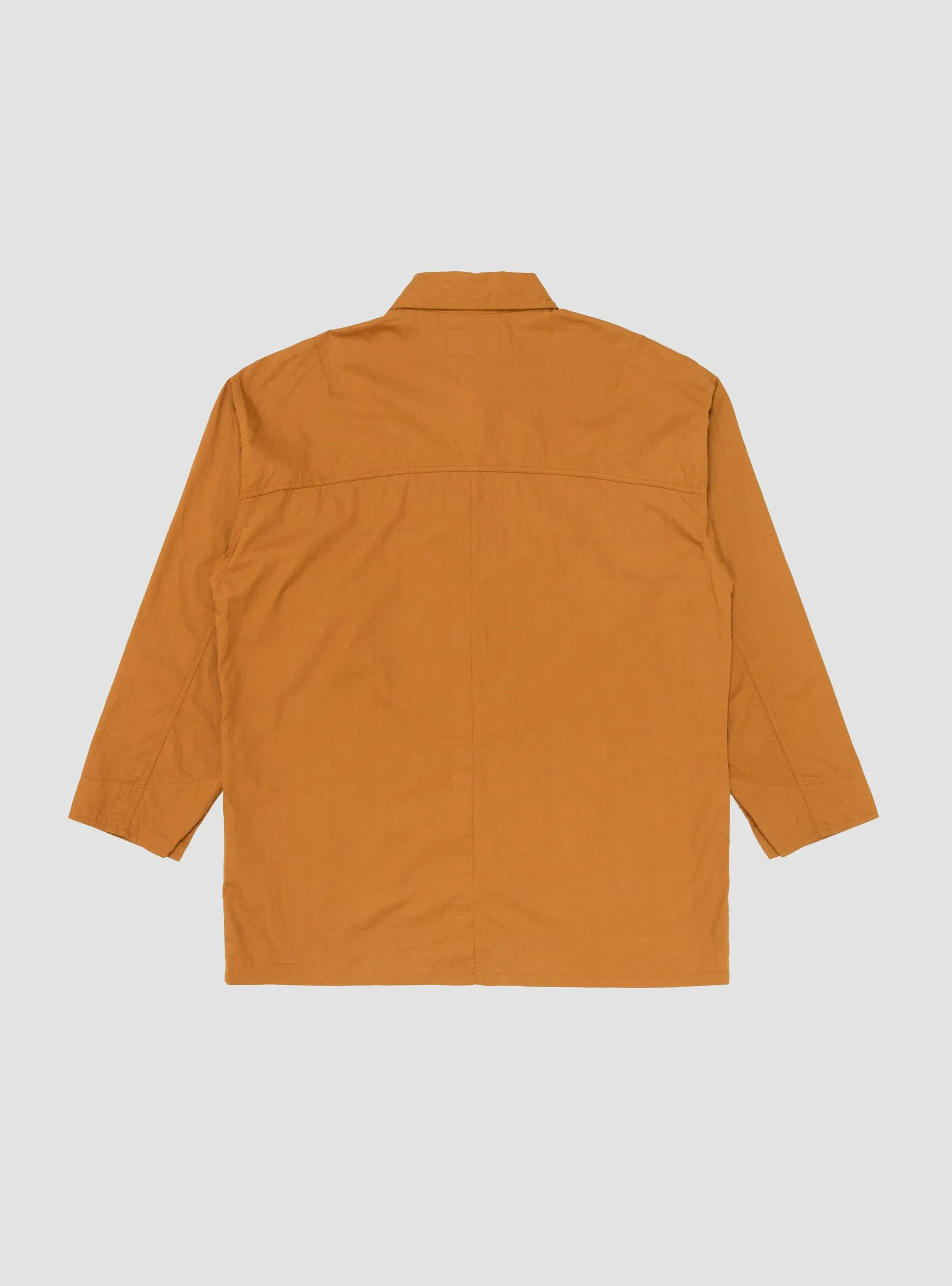 Checker Embroidered Block Jacket Walnut