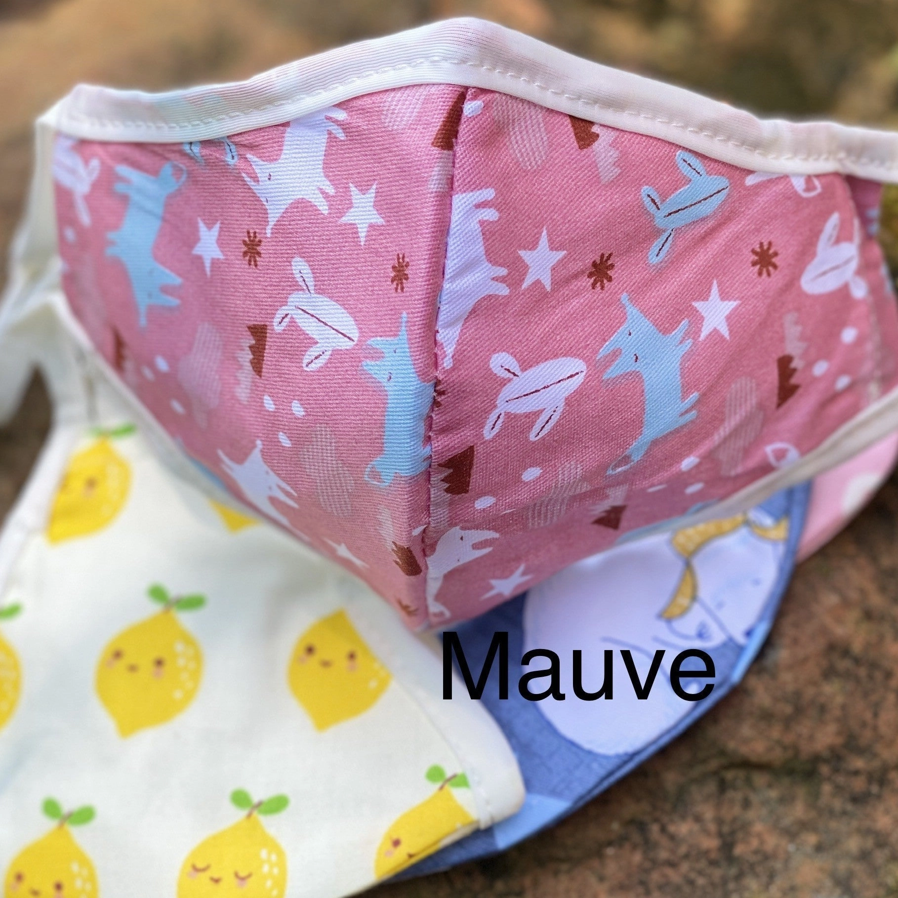 Child Breathable Mouth Covers with insert pockets