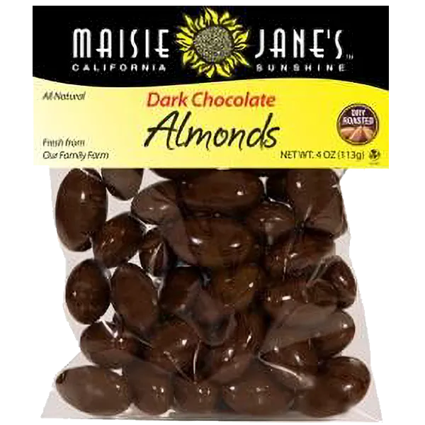 Dark Chocolate Almonds - 4 oz