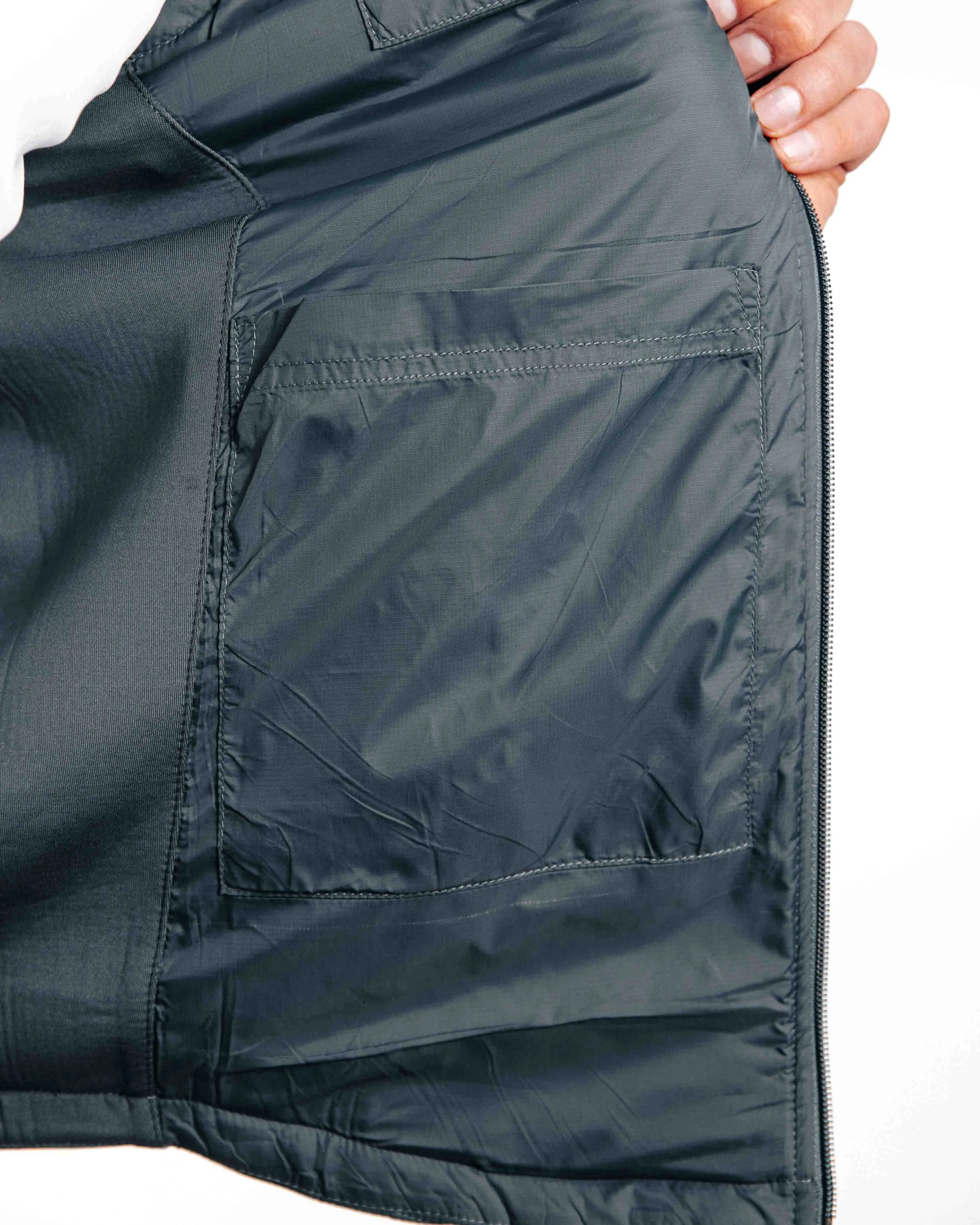 Dark Gray Hybrid Jacket