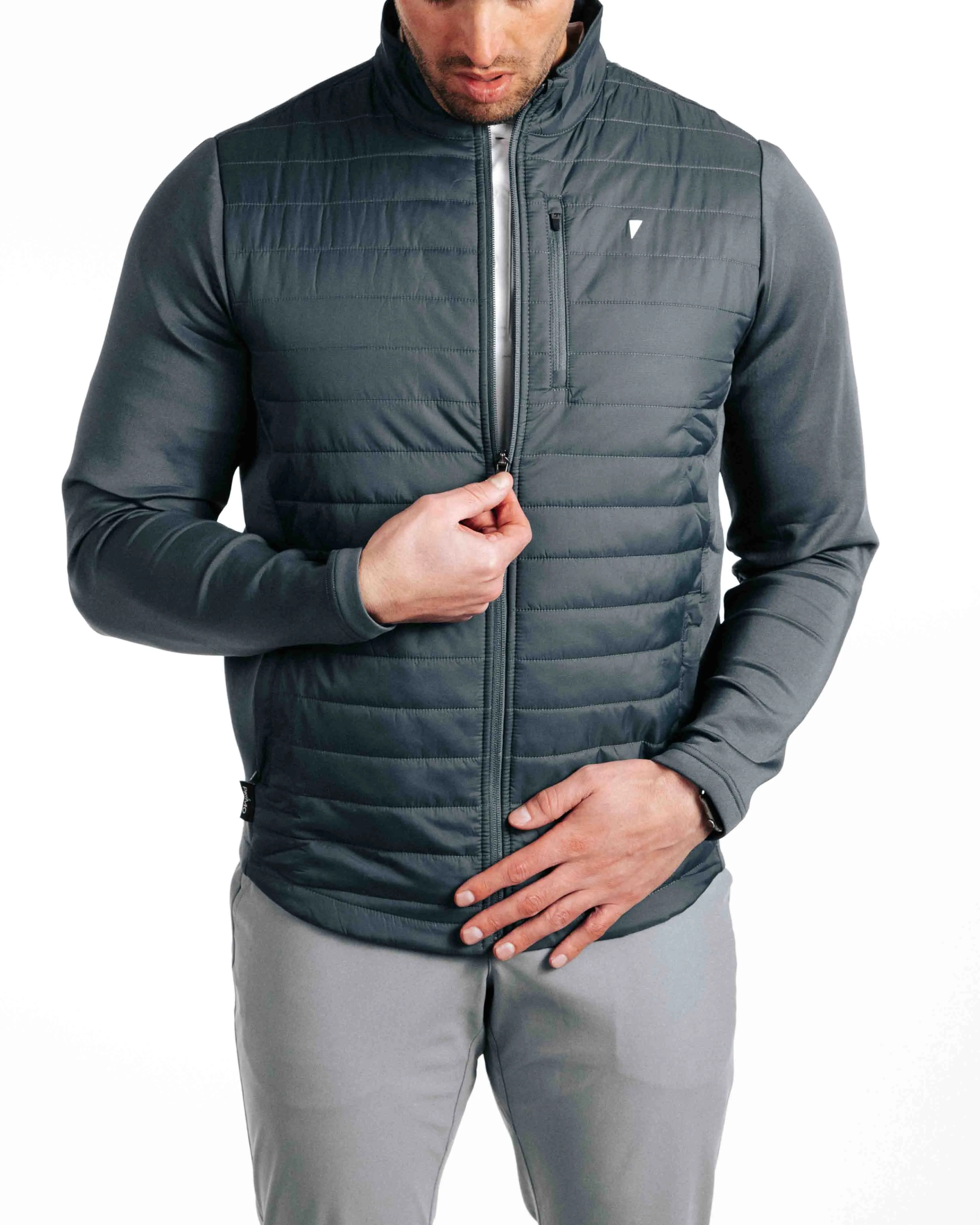 Dark Gray Hybrid Jacket