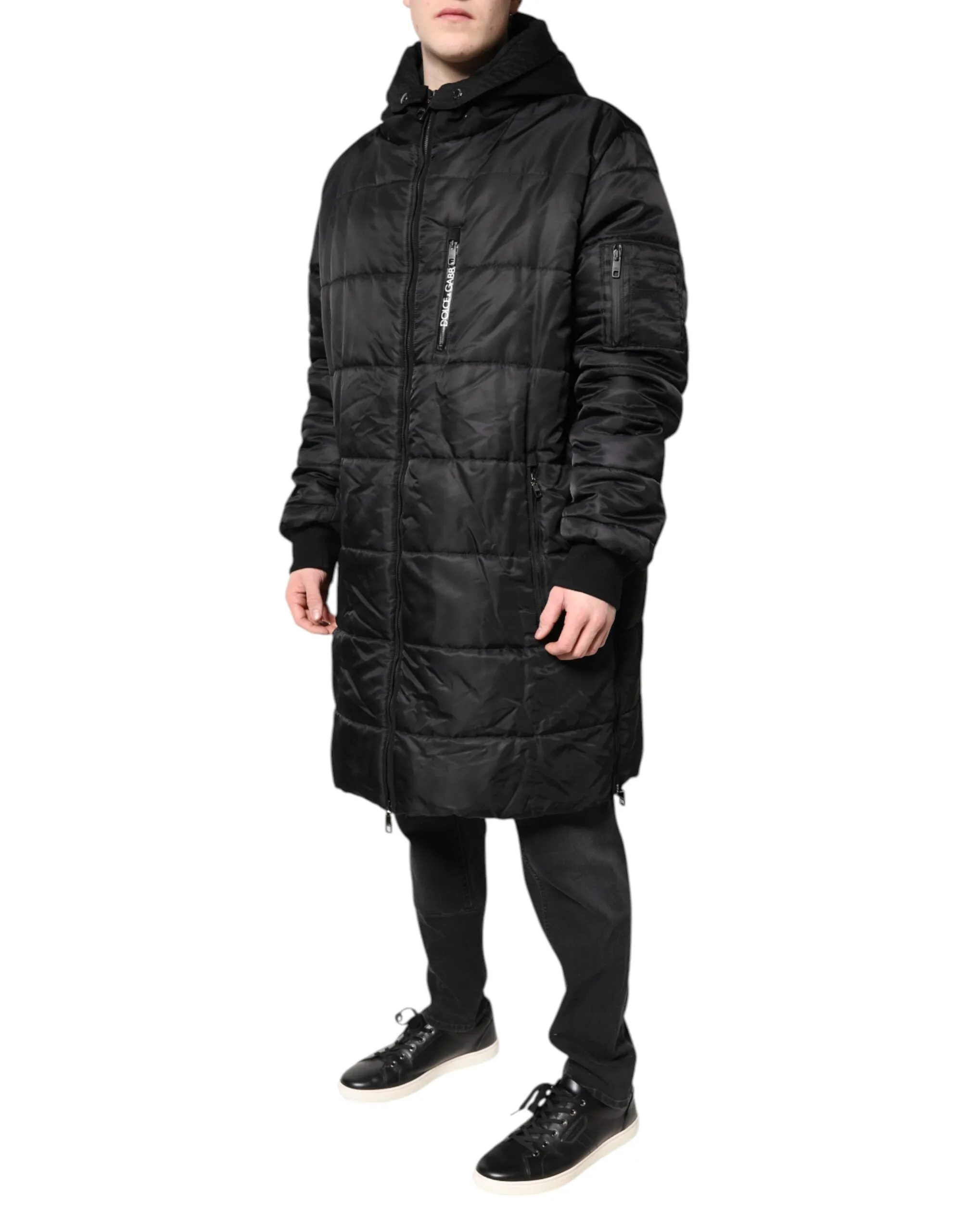 Dolce & Gabbana Hooded Parka Winter Men Coat Men's Jacket (Pre-Owned)