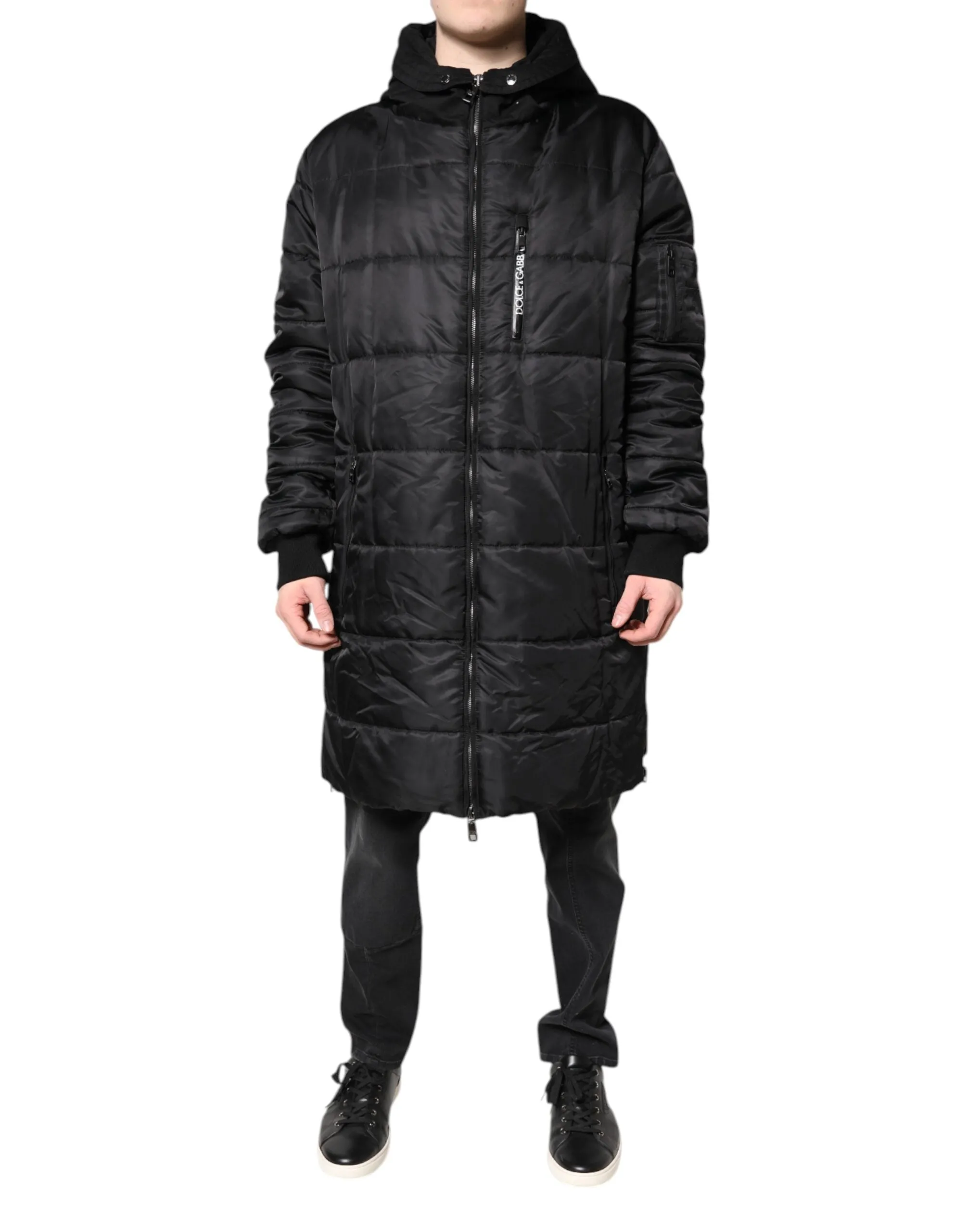 Dolce & Gabbana Hooded Parka Winter Men Coat Men's Jacket (Pre-Owned)
