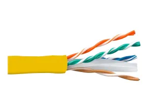 eNet Components - Bulk cable - 1000 ft - UTP - CAT 6 - riser, stranded - yellow C6-STYL-1K-ENC