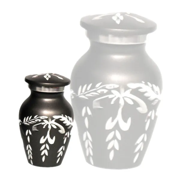 Fancy Diamond Cut Cremation Urn