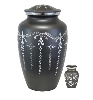 Fancy Diamond Cut Cremation Urn
