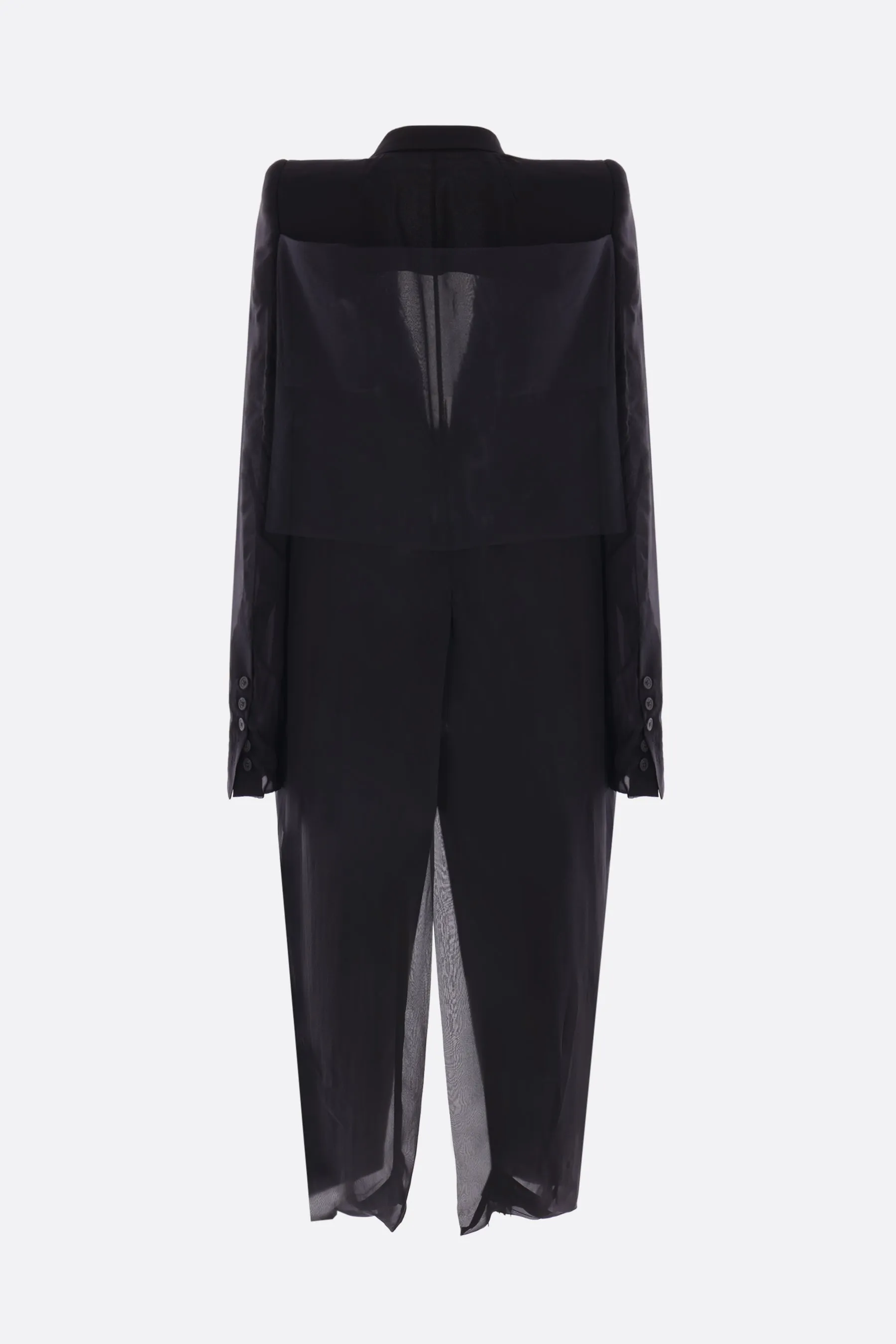 Fogpocket Neue coat in chiffon and tulle
