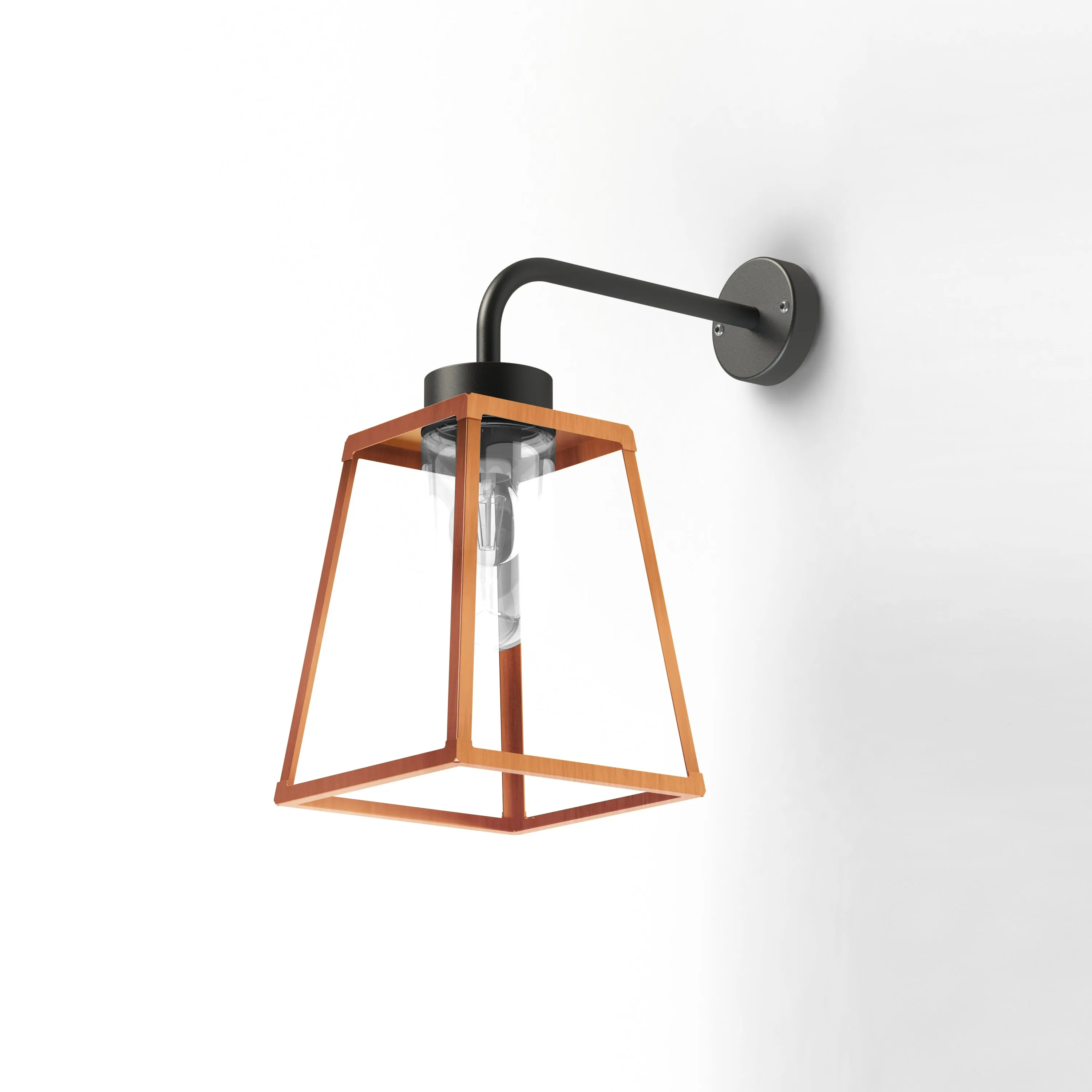 Geometric Copper Wall Light | Assorted Colours