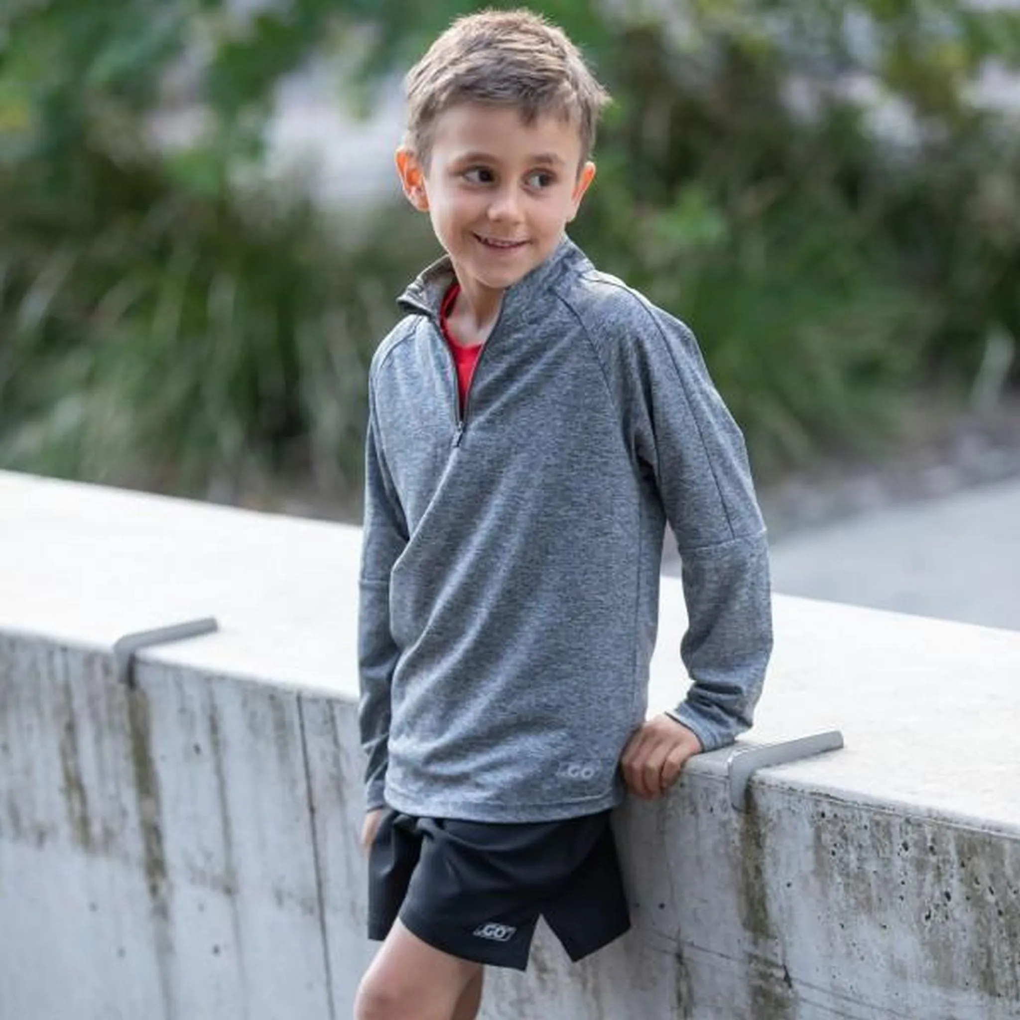 GO Sport Boys Quarter Zip Jacket