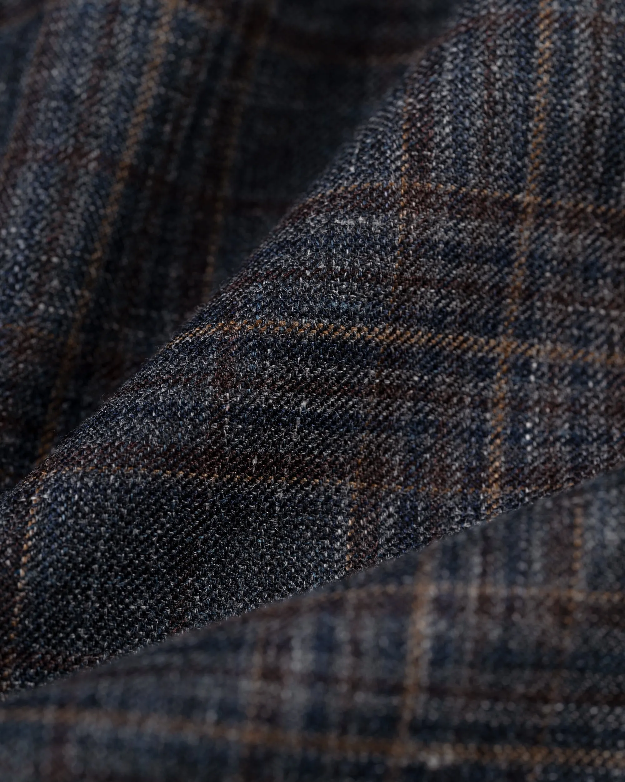 GREY/NAVY/BROWN PLAID SPORT COAT