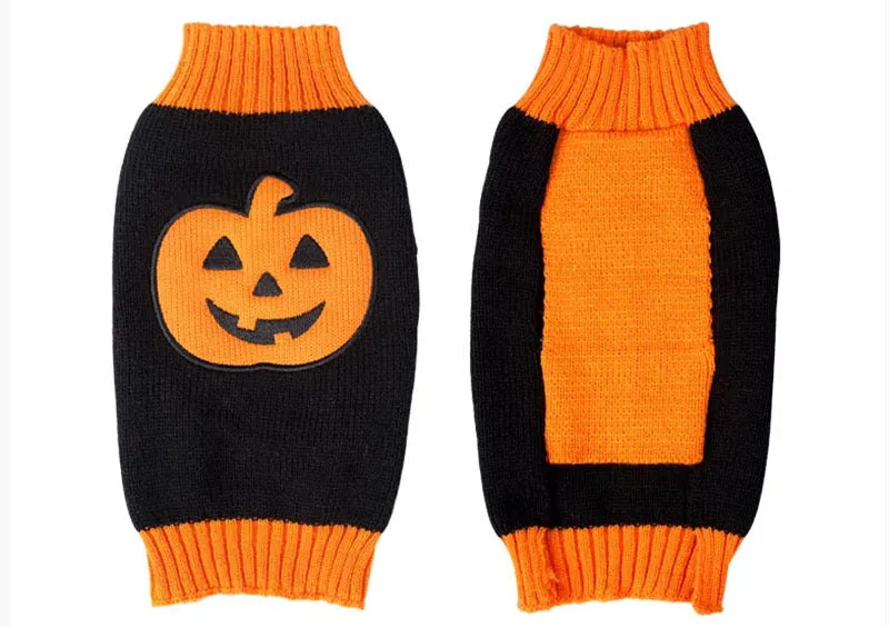 Halloween pumpkin pet dog clothes sweater C4B