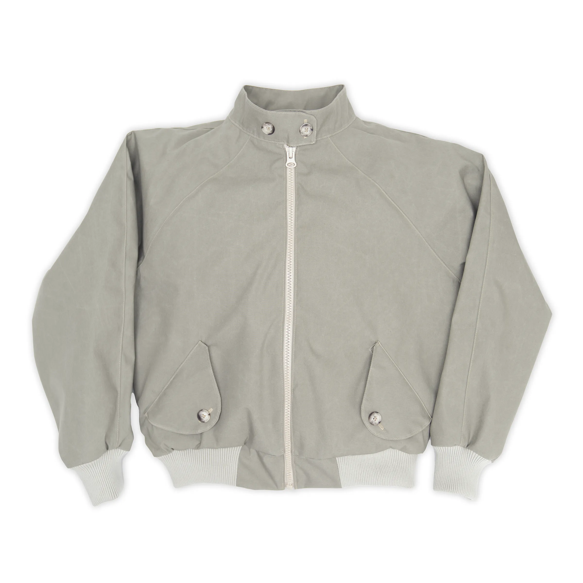 Harrington Jacket - Pewter Cream