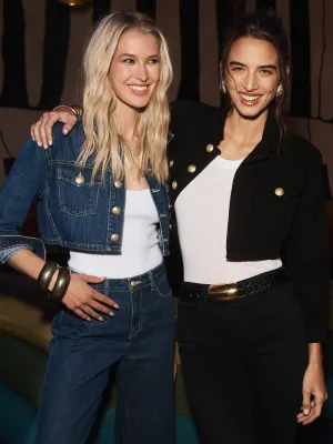 Image - Genevie Jacket in Blue and Black