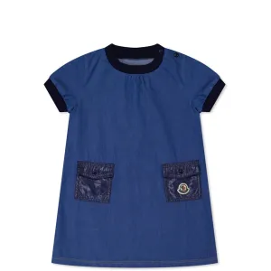 Infants Girls Moncler Poplin Dress