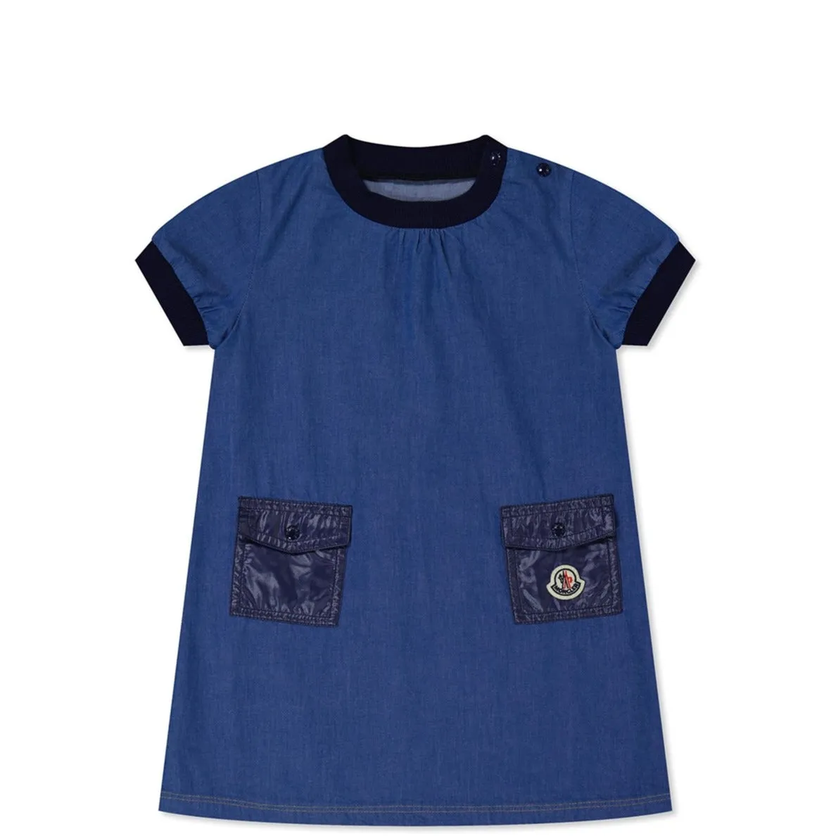 Infants Girls Moncler Poplin Dress