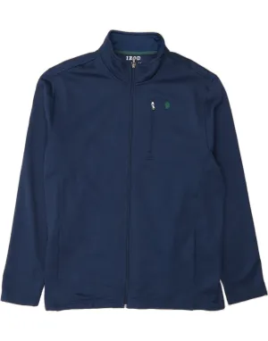 IZOD Mens Tracksuit Top Jacket XL Navy Blue Polyester